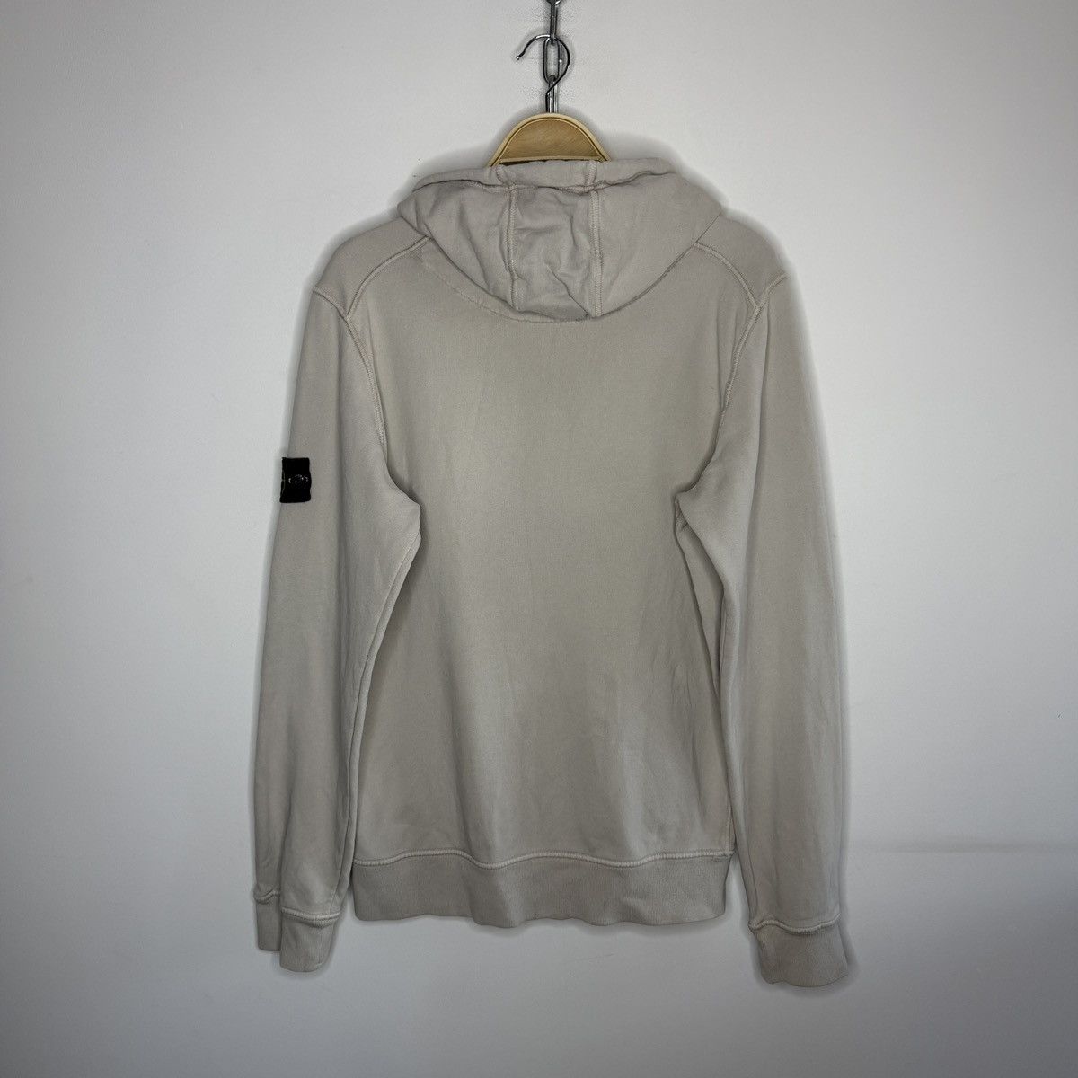 Stone Island Stone Island Hoodie Sweatshirt Hooded Beige Badge Logo Size US M / EU 48-50 / 2 - 7 Thumbnail