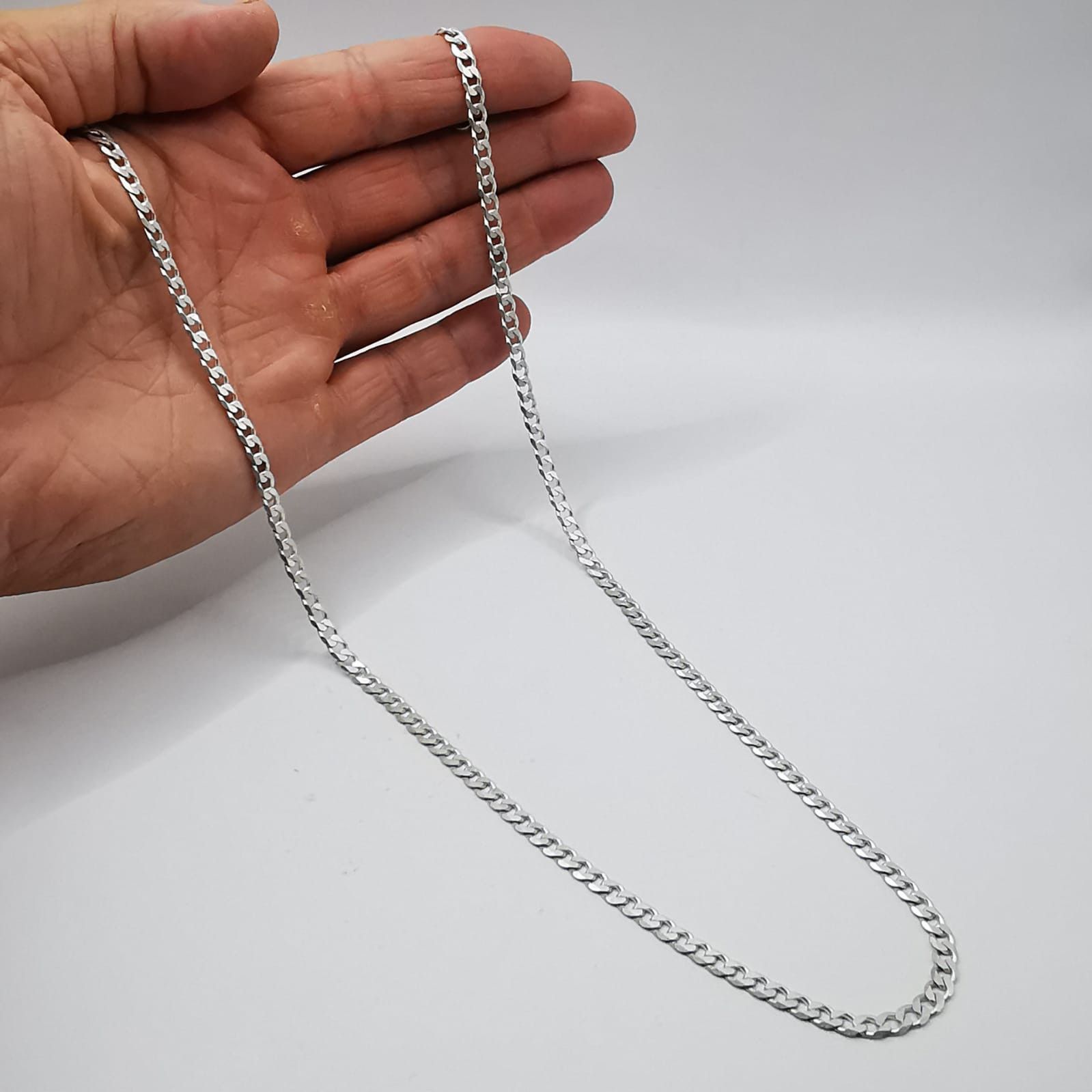 Sterling Silver Vintage Jewelry Chain, 925 Sterling Silver 18,05g Size ONE SIZE - 4 Thumbnail