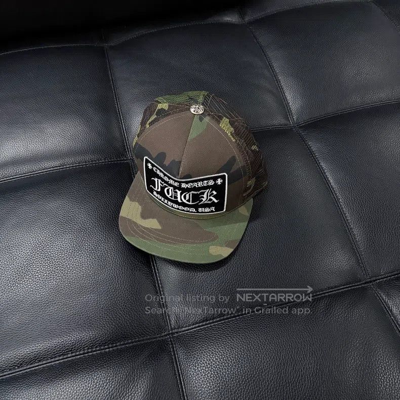 Chrome Hearts CHROME HEARTS Size OS Full camouflage baseball cap Size ONE SIZE - 1 Thumbnail