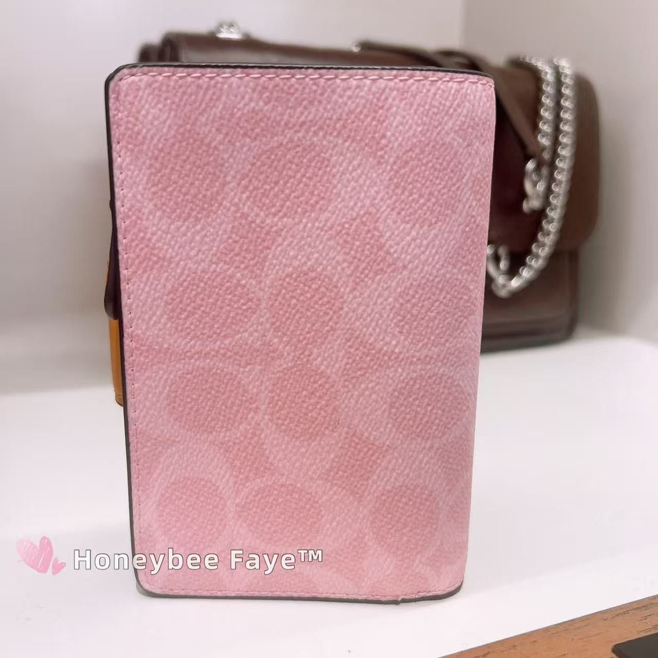 Coach Medium Corner Zip Wallet In Signature Canvas CEC29 Size ONE SIZE - 4 Thumbnail