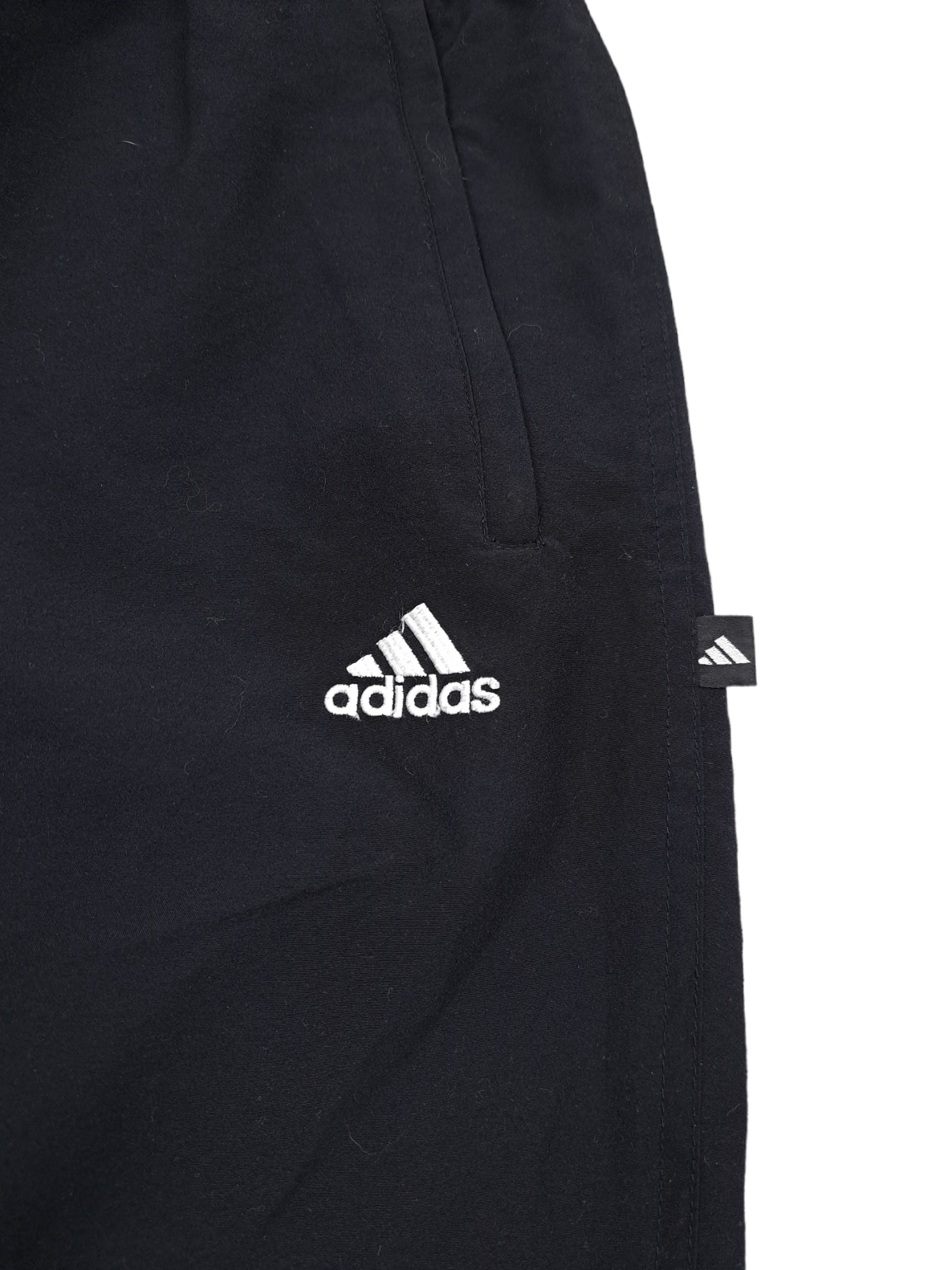 Adidas × Vintage 💎 90s Vintage Adidas XL Joggers Sweatpants Black Small Logo Size US 34 / EU 50 - 3 Thumbnail