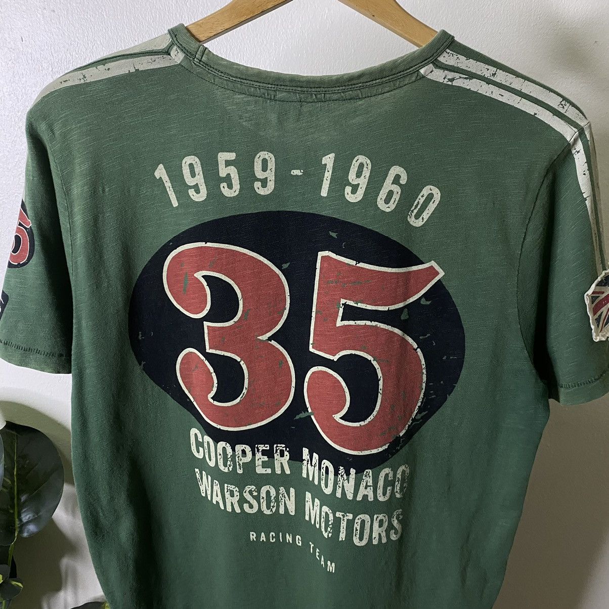 Vintage Y2K Warson Motors Racing Team Fine Racing Equipment Tee Size US M / EU 48-50 / 2 - 10 Thumbnail