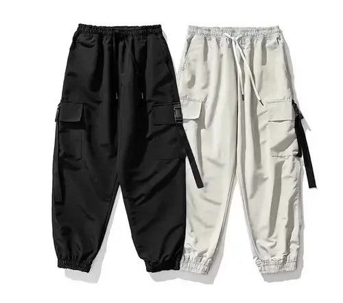 Japanese Brand 21SS Indigo Union Japan Black Worker Tech Jogger Pants Size US 32 / EU 48 - 3 Thumbnail