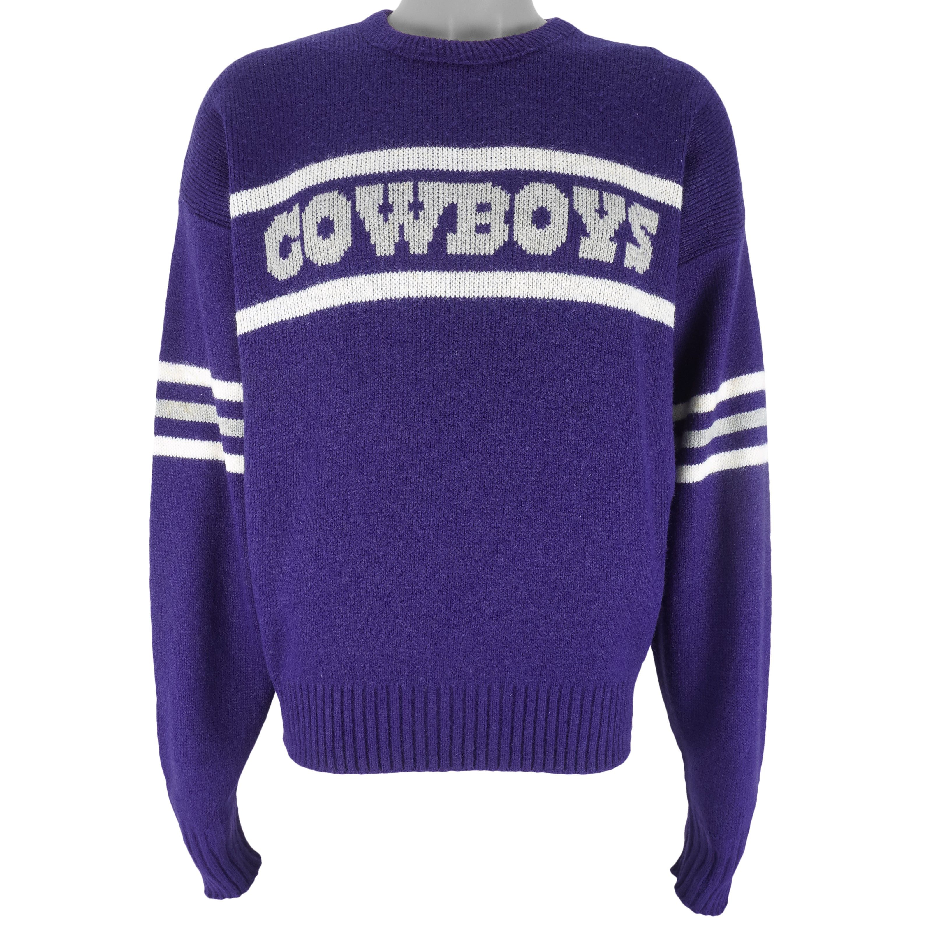 NFL (Cliff Engle) - Dallas Cowboys Crew Neck Sweater 1990s Size US L / EU 52-54 / 3 - 1 Thumbnail