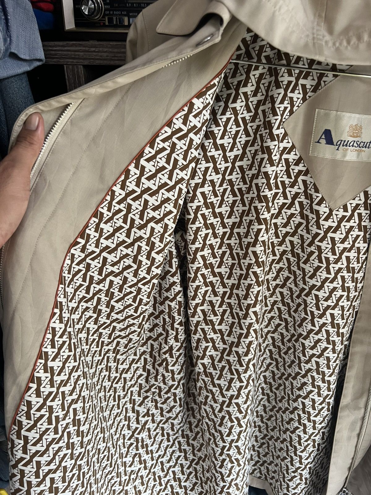 Aquascutum 🔥Vintage Aquascutum Made in Japan Zipper Jacket Hoodie Size L / US 10 / IT 46 - 10 Thumbnail