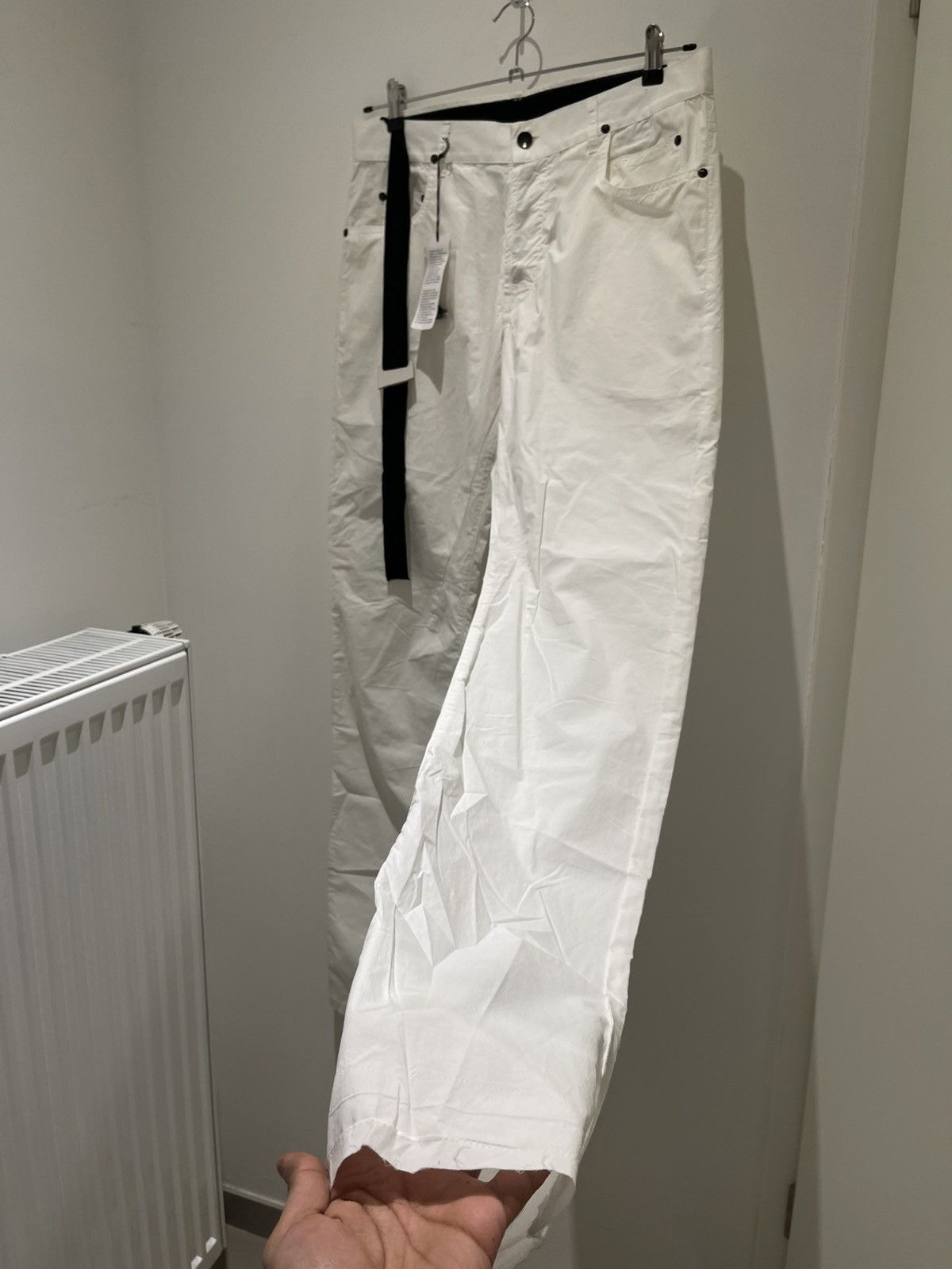 Rick Owens Rick Owens Drkshdw 2010s Detroit Cut Cotton Pants Size US 33 - 2 Thumbnail