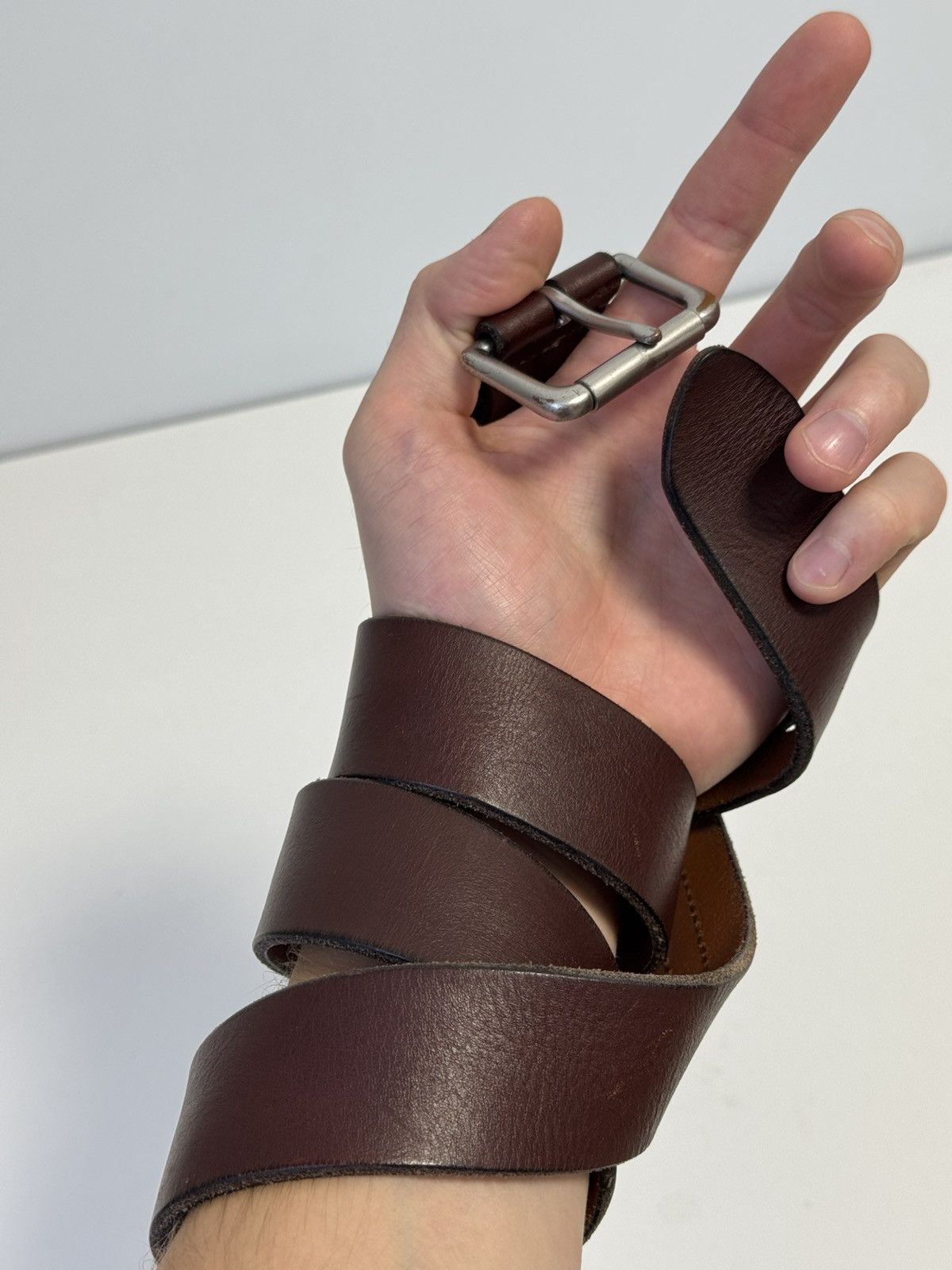 Polo Ralph Lauren Polo Ralph Lauren Vintage Leather belt Size ONE SIZE - 11 Thumbnail