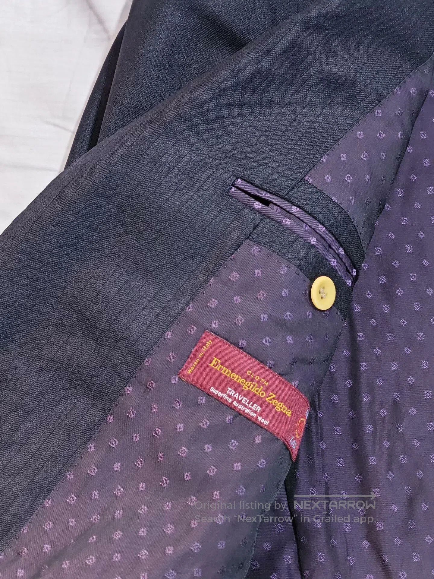 Ermenegildo Zegna Zegna Wool Linen Custom Suit. Size US M / EU 48-50 / 2 - 7 Thumbnail