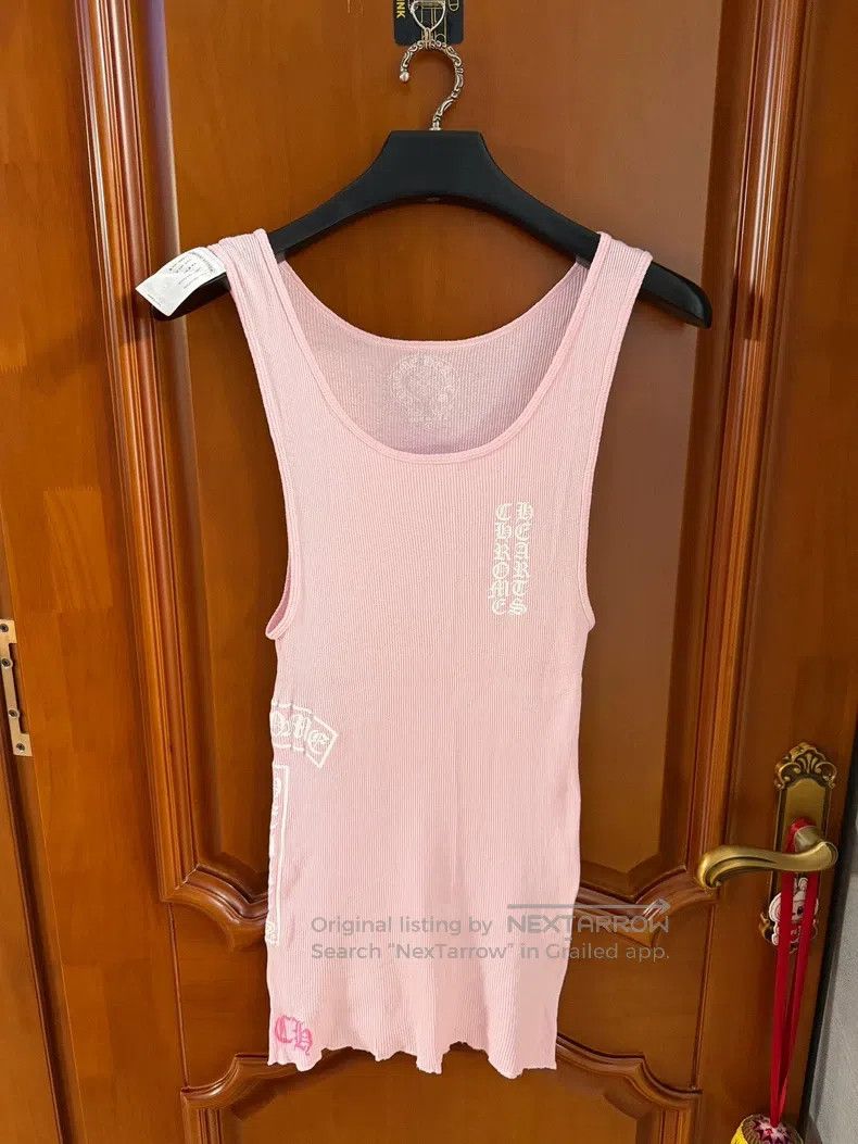 Chrome Hearts CHROME HEARTS Size L Pink Sanskrit vest skirt Size L / US 10 / IT 46 - 1 Thumbnail