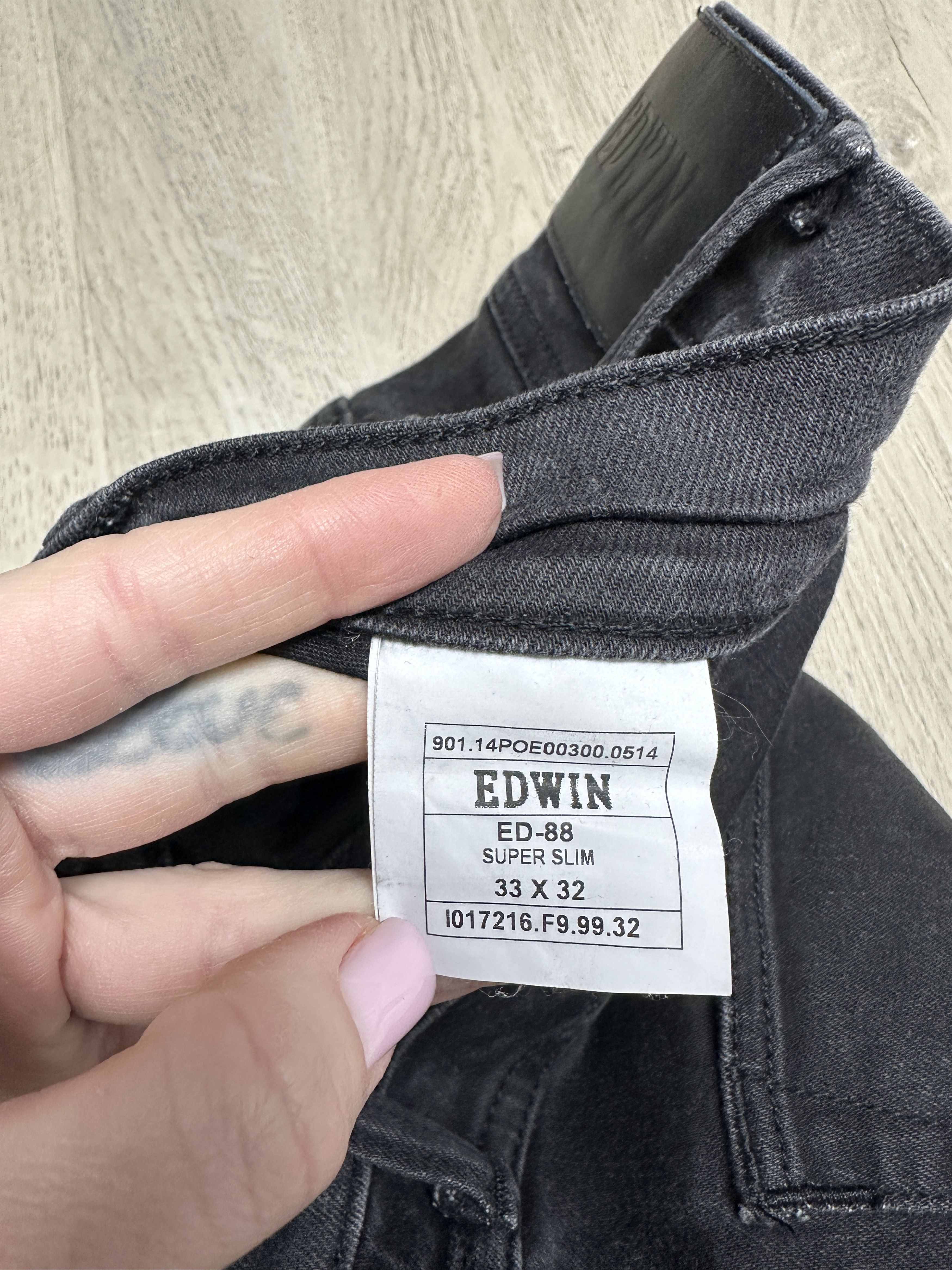 Edwin Edwin Vintage Mens Super Slim Denim Pants Jeans Size US 33 - 7 Thumbnail