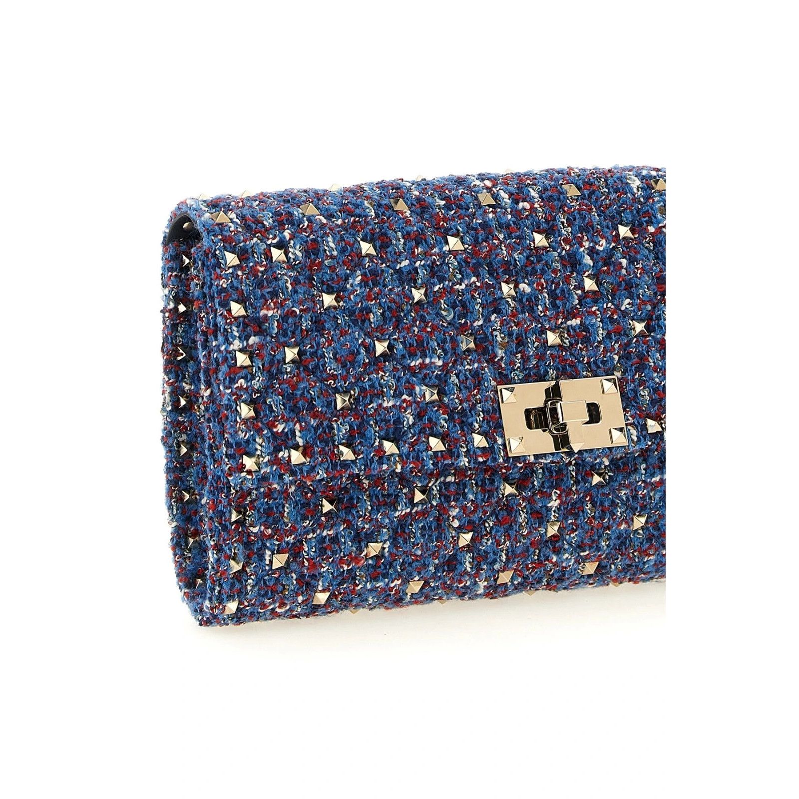 Valentino VALENTINO GARAVANI Rockstud Spike Blue Shoulder Bag New & Au Size ONE SIZE - 3 Thumbnail