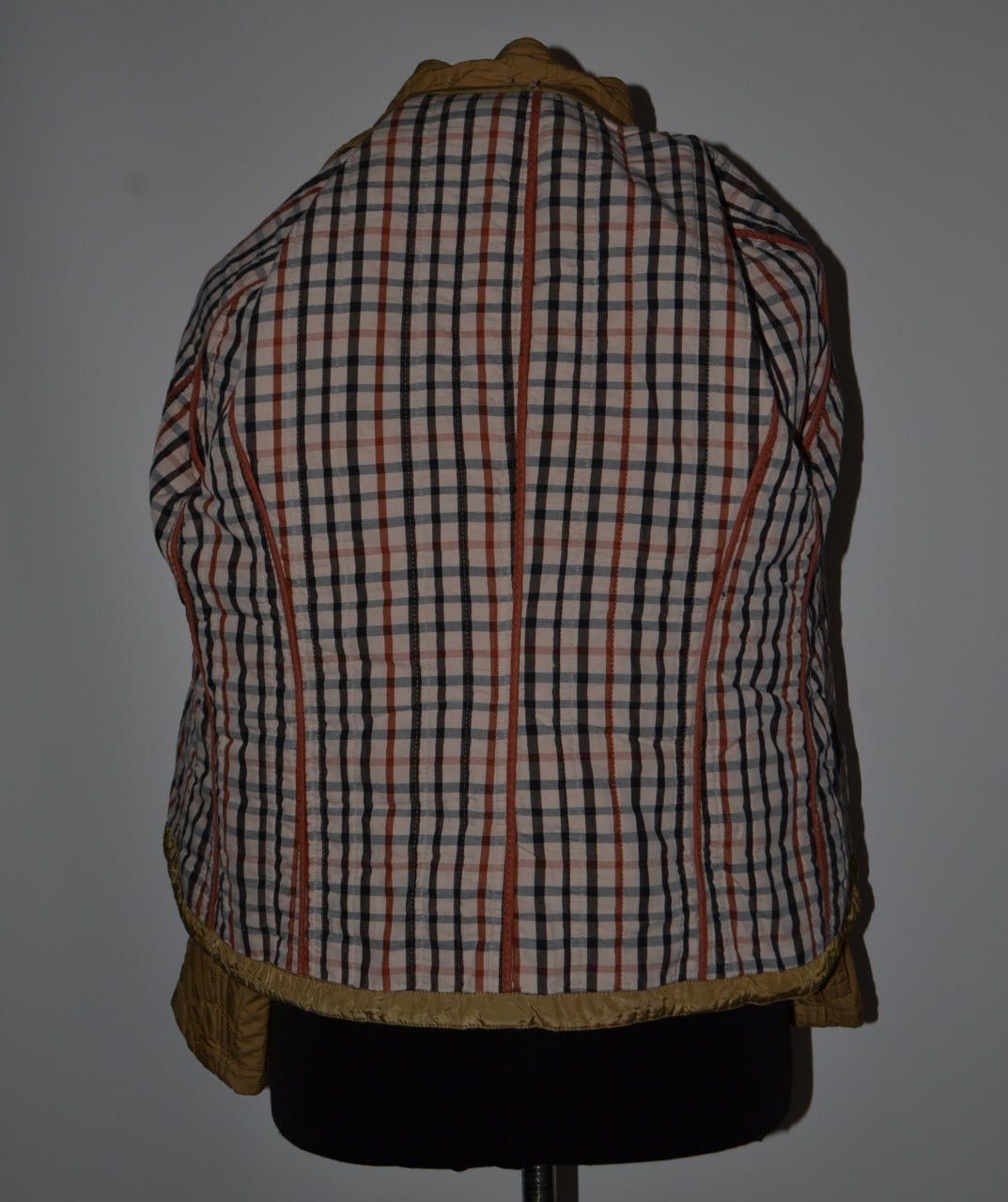 DAKS DAKS London Quilted Jacket House Check Lined Womens Size M Size M / US 6-8 / IT 42-44 - 9 Thumbnail