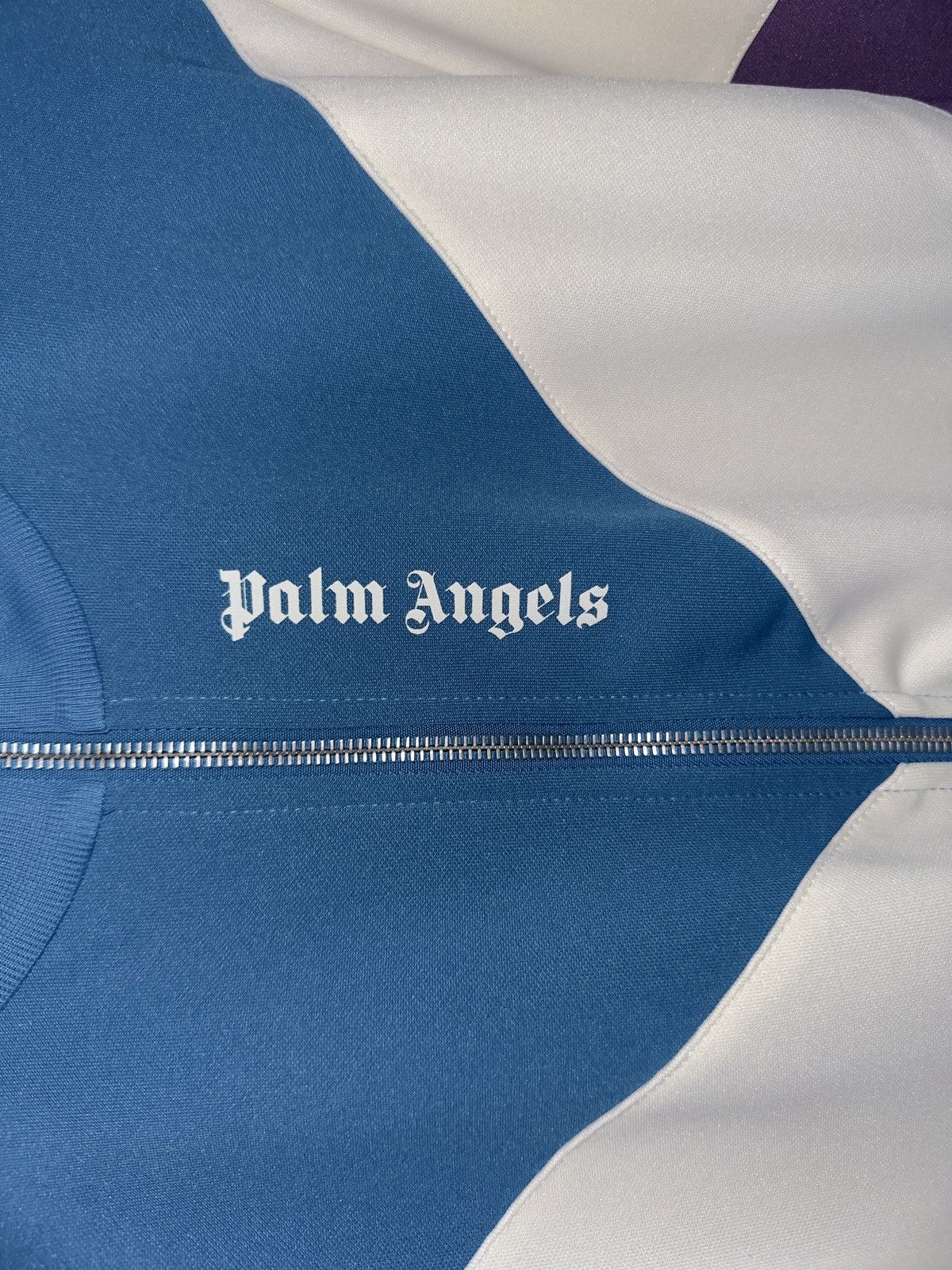 Palm Angels Palm Angels Colorblock Track Jacket Teal / Purple - Size M Size US M / EU 48-50 / 2 - 3 Thumbnail