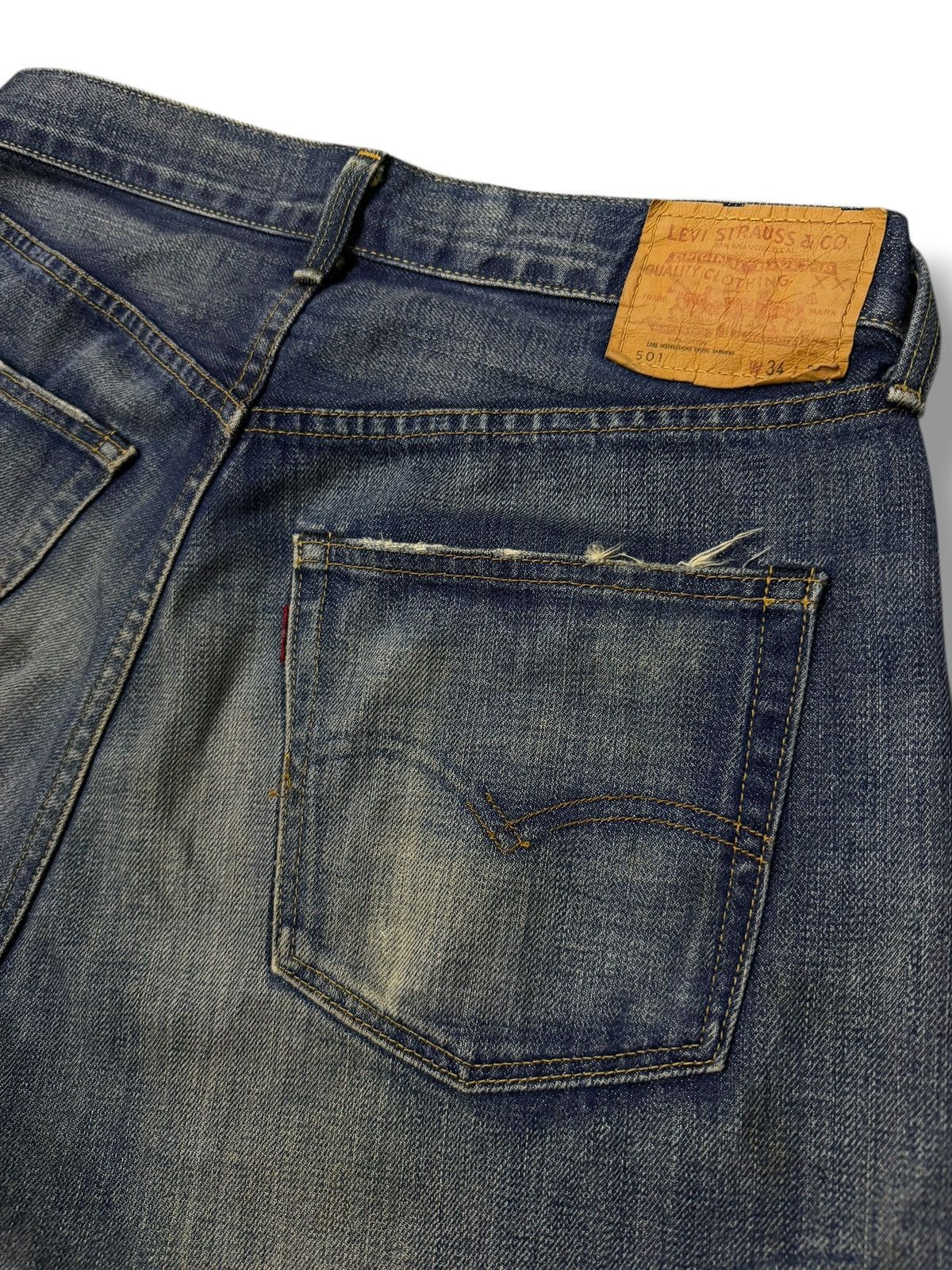 Levi's Vintage Clothing Vintage 00s Levi’s 501 XX Big E Made in Japan Selvedge | W32 Size US 32 / EU 48 - 10 Thumbnail