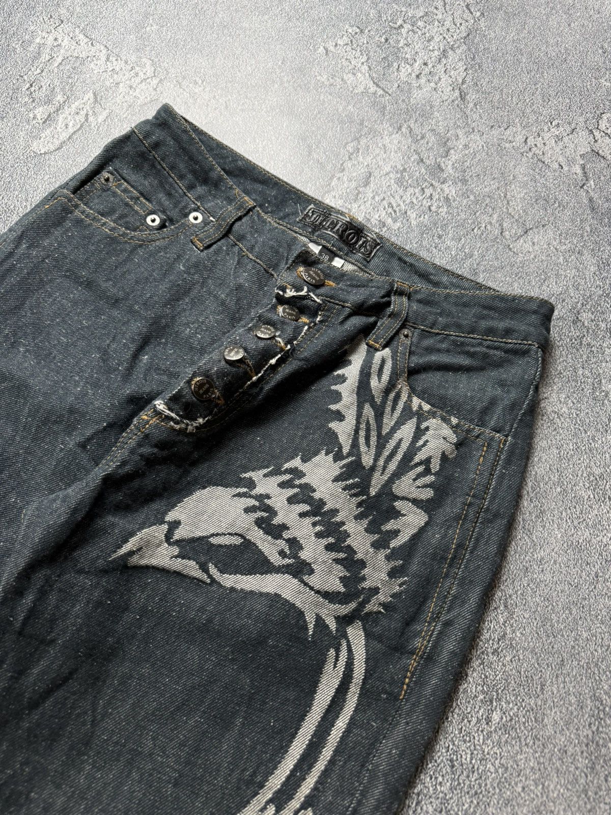 Jitrois Jitrois Phoenix Femme Aigle Women Eagle Bootcut Jeans pants Size 27" / US 4 / IT 40 - 6 Thumbnail