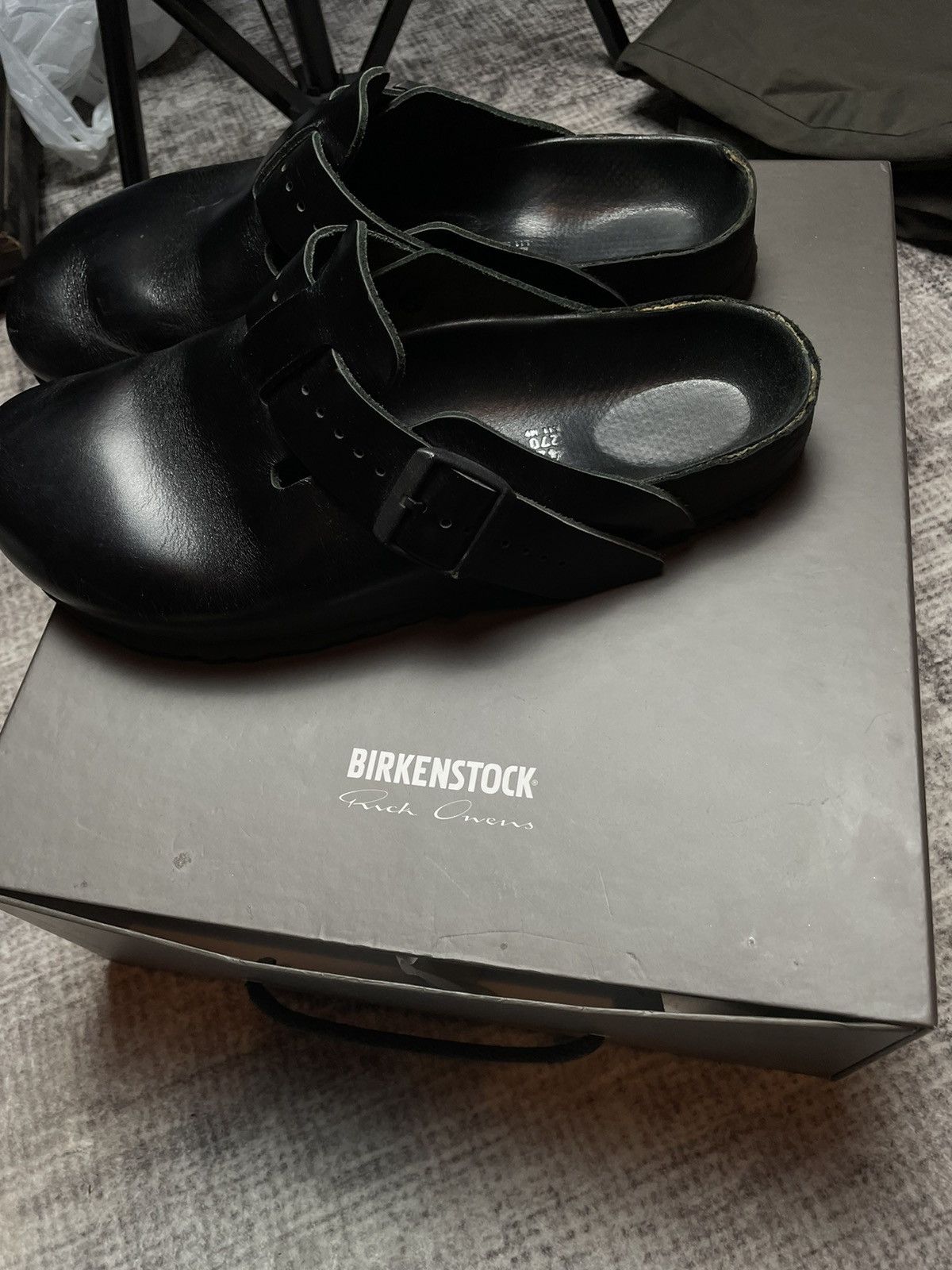 Rick Owens Rick owens Birkenstock Boston Clog Size US 9 / EU 42 - 16 Thumbnail