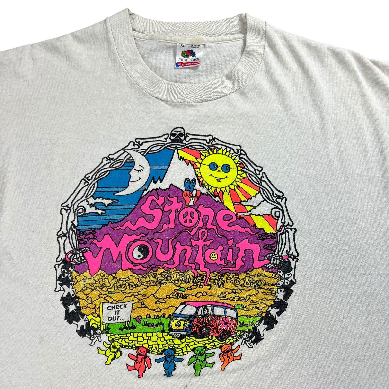 Band Tees × Grateful Dead × Vintage Vintage 90s Grateful Dead Stone Mountain lot tee (L) Size US L / EU 52-54 / 3 - 2 Thumbnail