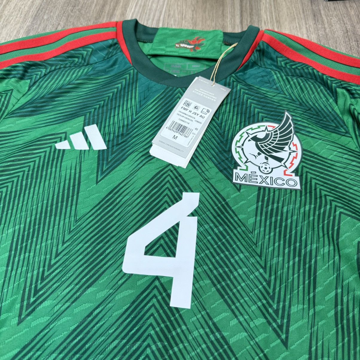 Adidas Mexico 22/23 player issue home shirt #4 Alvarez (Bnwt) Size US M / EU 48-50 / 2 - 3 Thumbnail