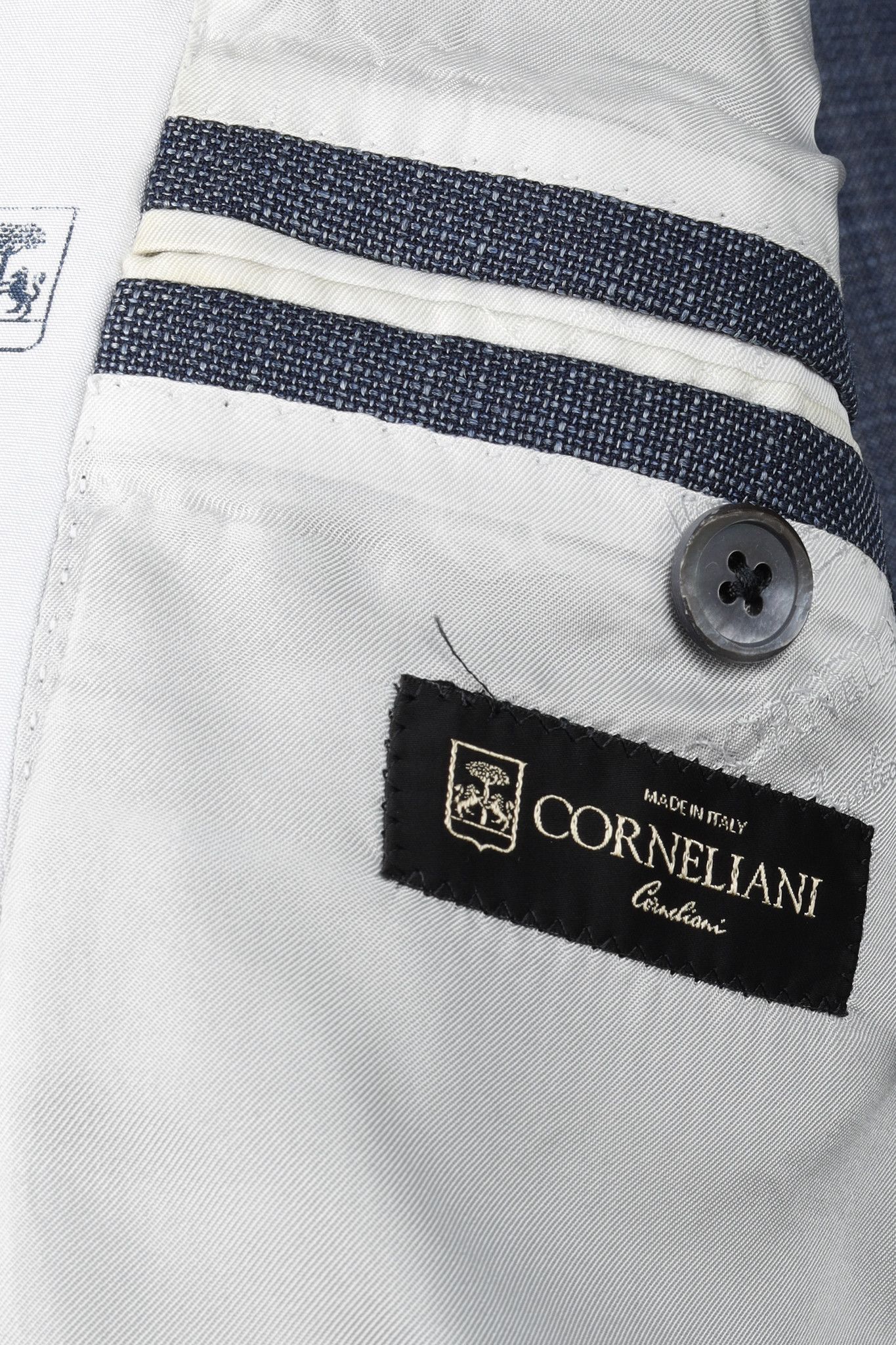 Corneliani Corneliani Blue Lightweight Wool & Silk Blazer Size 50R - 12 Thumbnail