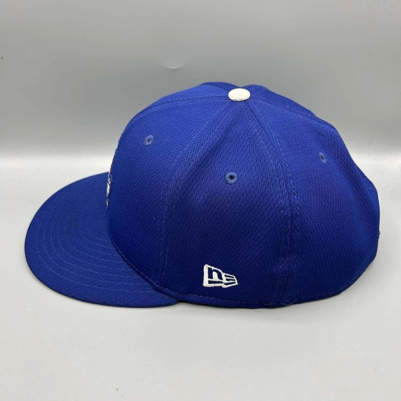 New Era Los Angeles LA Dodgers Hat Men 8 Blue Embroidered Fitted Cap Size ONE SIZE - 6 Thumbnail