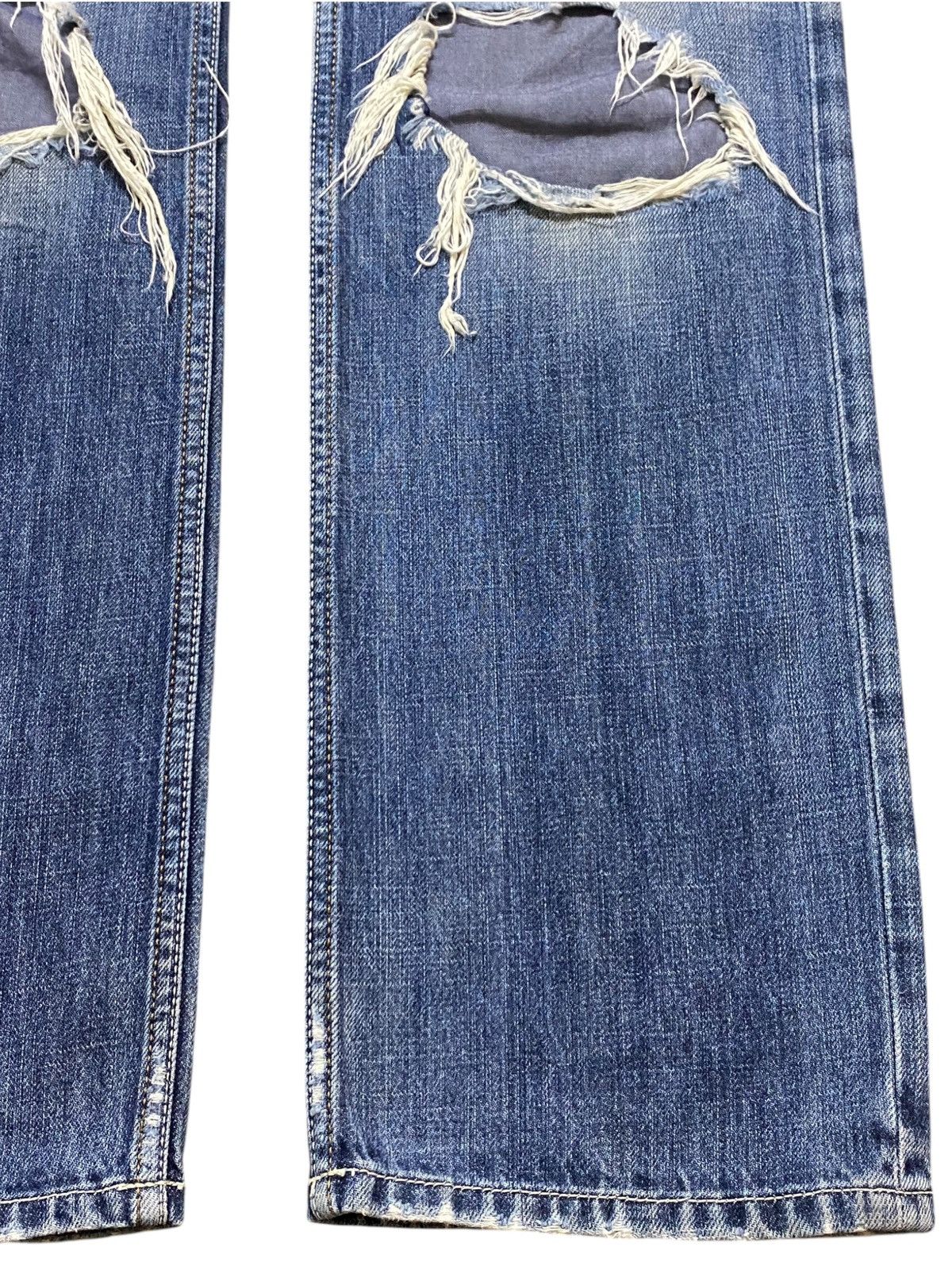 Diesel Black Gold Vintage Diesel Jeans Safado Full Button Distressed Rock Size US 32 / EU 48 - 12 Thumbnail