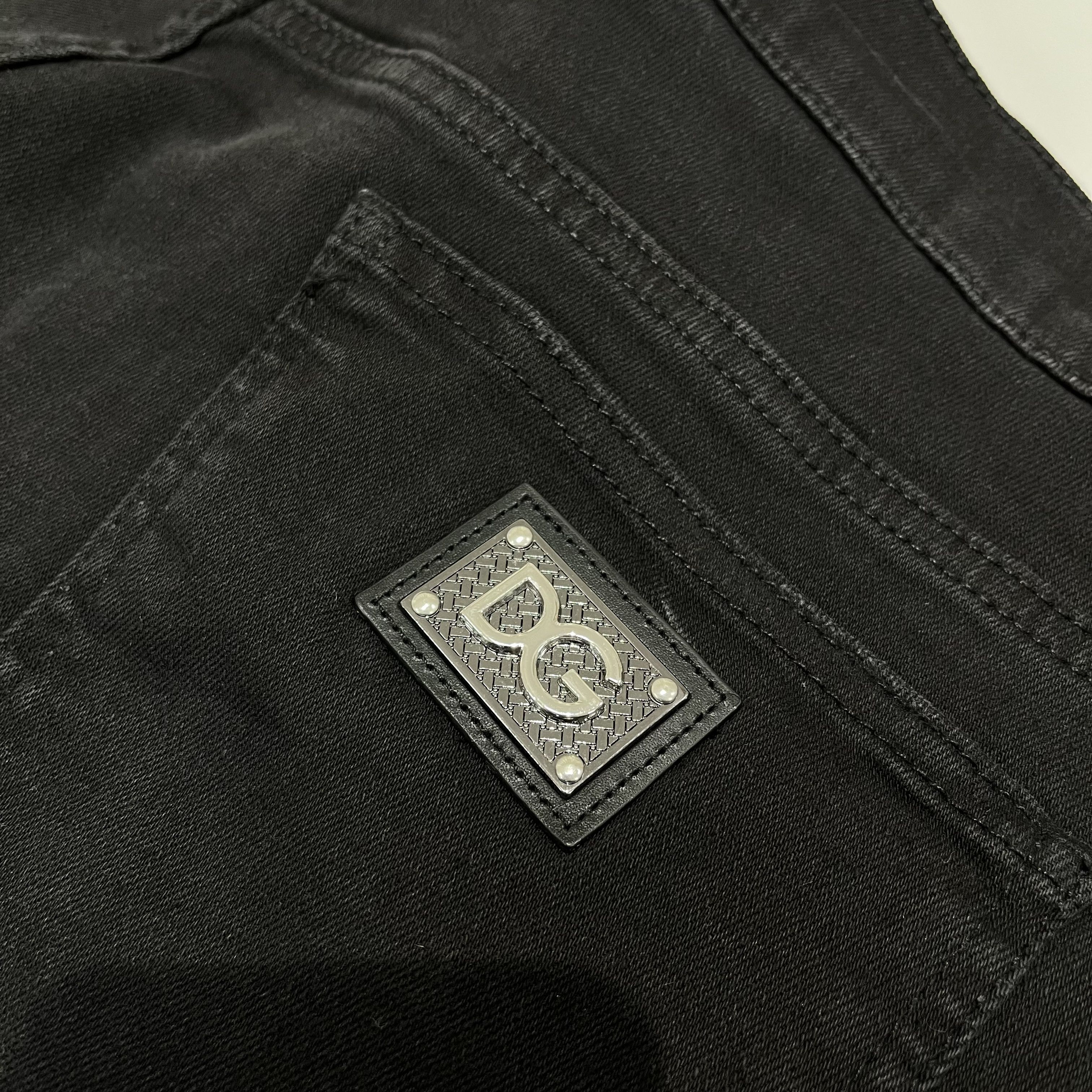 Dolce & Gabbana Dolce & Gabbana Denim Shorts Black Size US 36 / EU 52 - 3 Thumbnail