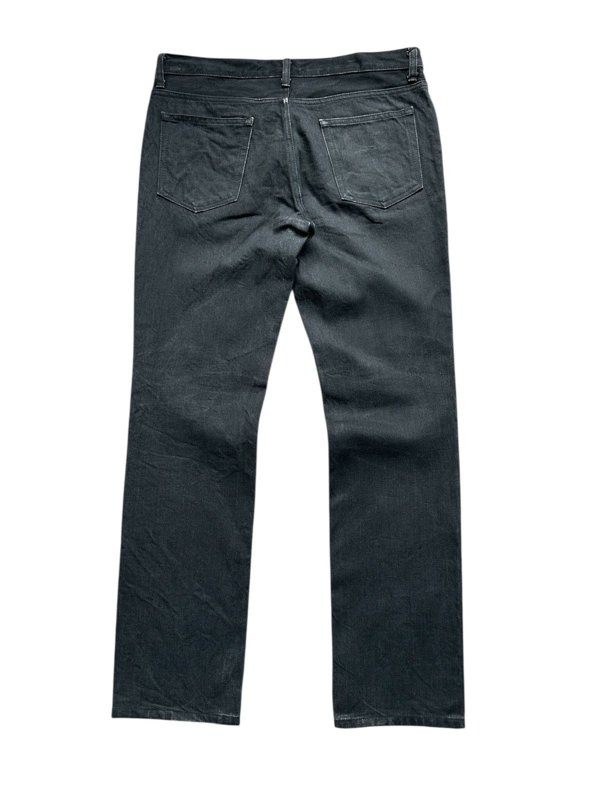 BUFFALO BOBS Archive 00's Lounge Lizard coated black denim Size US 33 - 2 Thumbnail