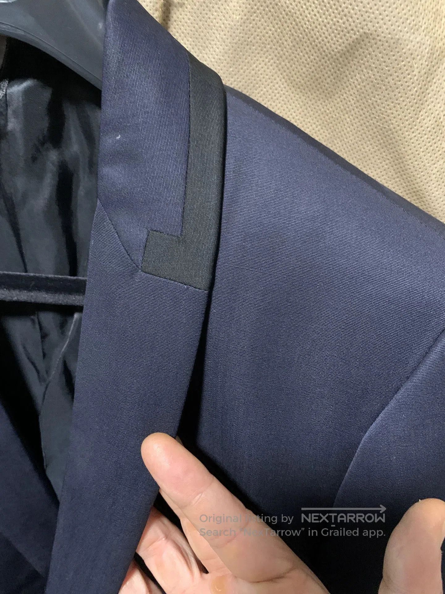 Dior Dior Homme Wool Suit Jacket in Navy Blue. Size US L / EU 52-54 / 3 - 2 Thumbnail