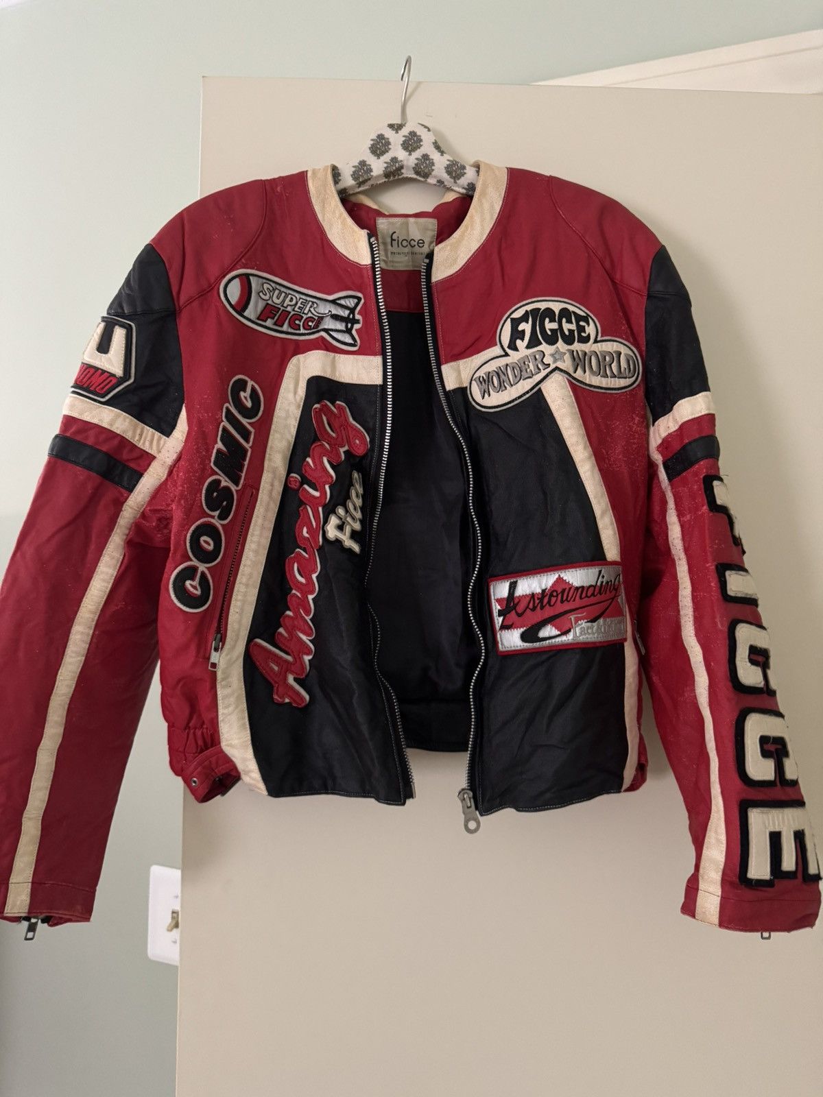 Yoshiyuki Konishi Yoshiyuki Konishi Ficce Leather Moto Jacket Size S / US 4 / IT 40 - 1 Thumbnail
