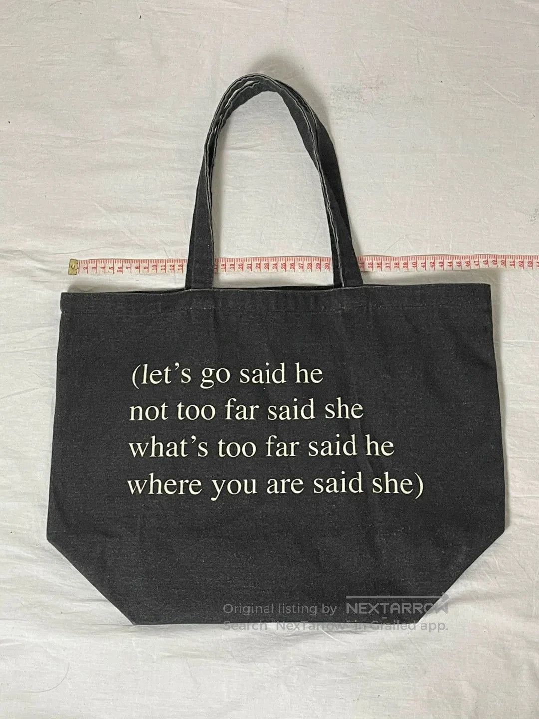 Ann Demeulemeester Ann Demeulemeester 2016 S/S Tanka Canvas Tote. Size ONE SIZE - 1 Thumbnail