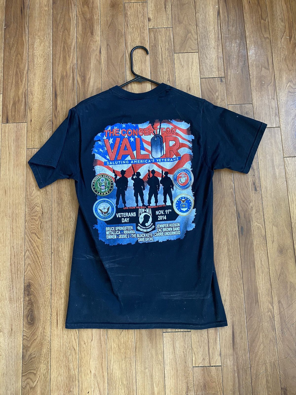 Jerzees 2015 American Concert for Valor Graphic Tee Size US S / EU 44-46 / 1 - 2 Thumbnail