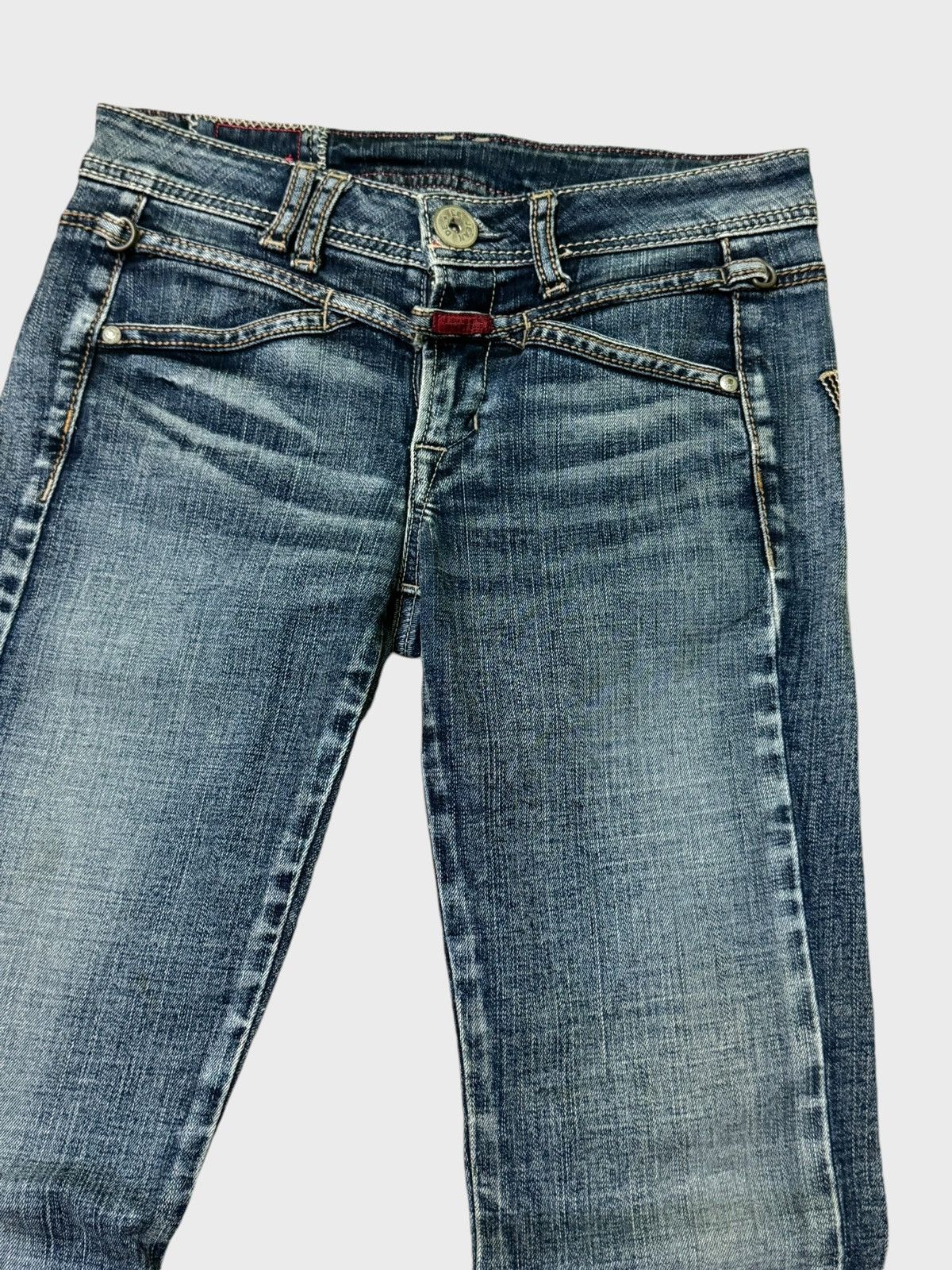 Designer × Marithe + Francois Girbaud SKINNY RARE LEGS MARITHE FRANCOIS GIRBAUD LOW RISE DENIM Size US 28 / EU 44 - 5 Thumbnail