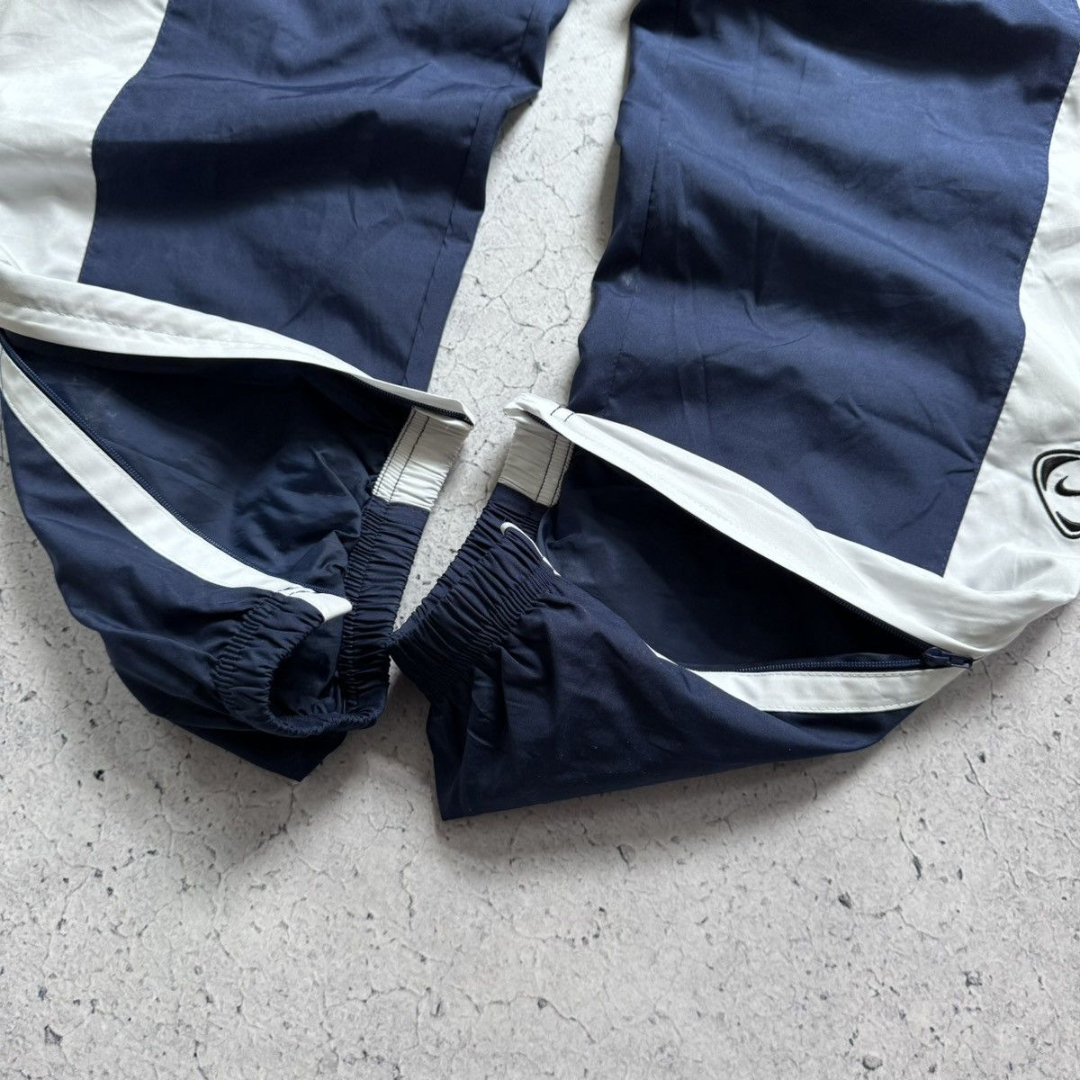Nike × Vintage Nike Nylon Track Pants 90s Baggy Drill Joggers Y2K Size US 30 / EU 46 - 6 Thumbnail