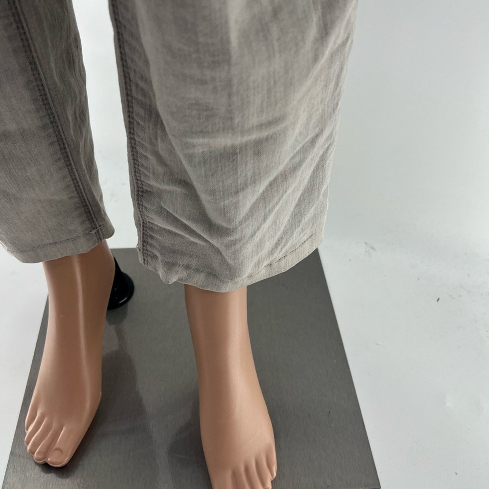 Chicos Chico's Women's Gray Denim Stretch Platinum Pants Size 30" / US 8 / IT 44 - 5 Thumbnail