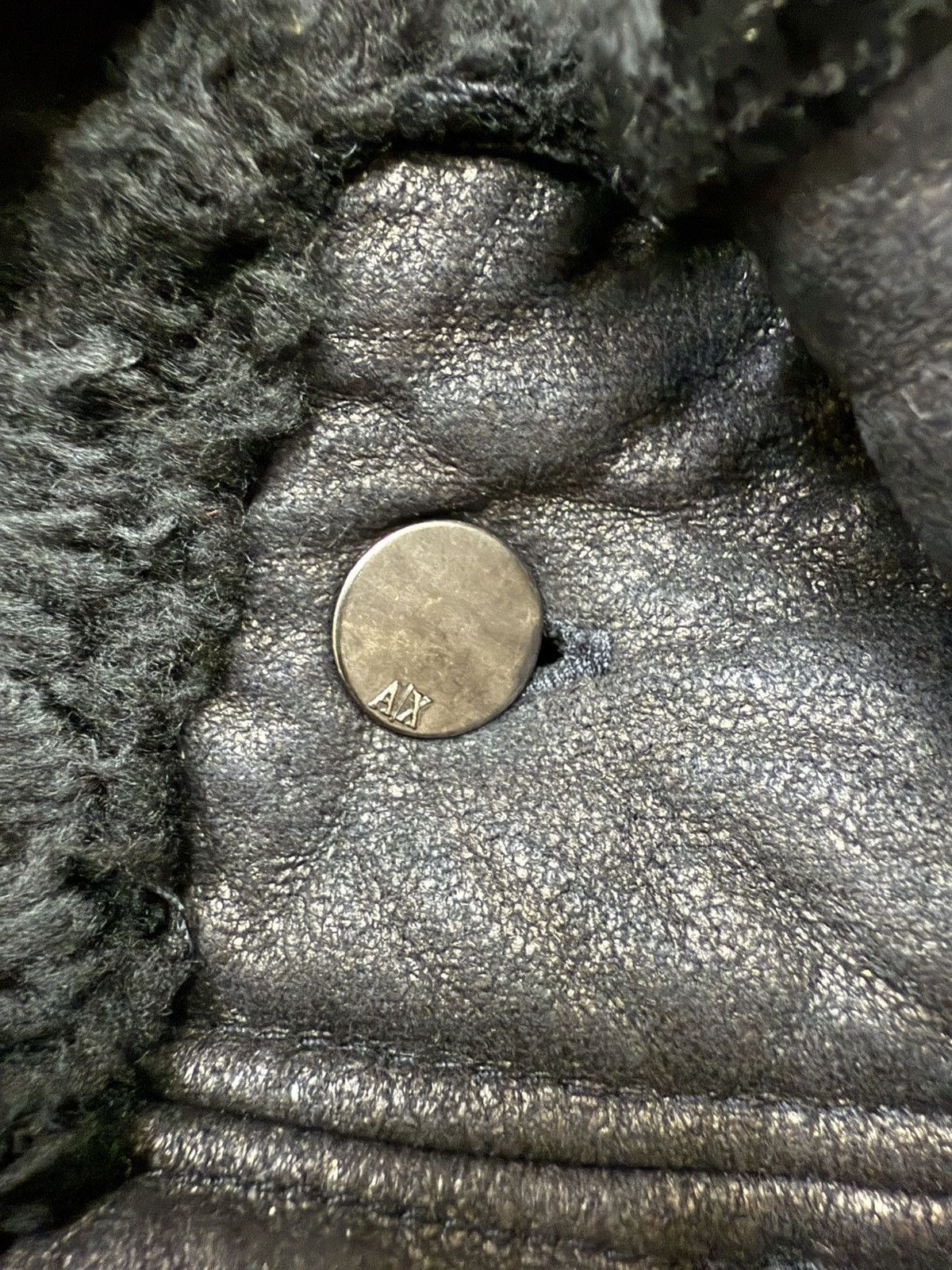 Armani Exchange Armani Exchange Black faux fur knit Jacket Size US L / EU 52-54 / 3 - 5 Thumbnail