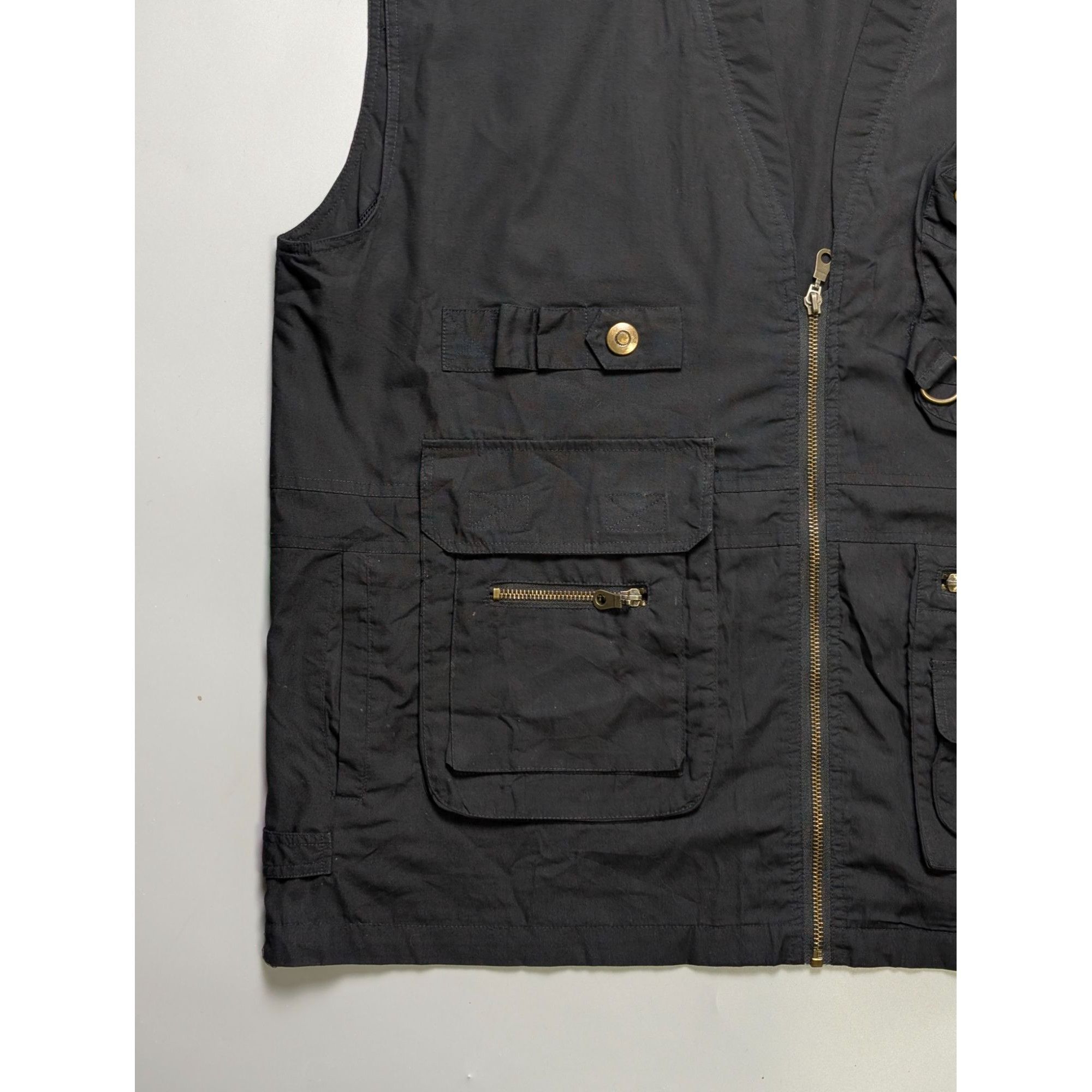 Other Ribbons Black Multipocket Fisherman Vest (Y1101) Size US L / EU 52-54 / 3 - 3 Thumbnail
