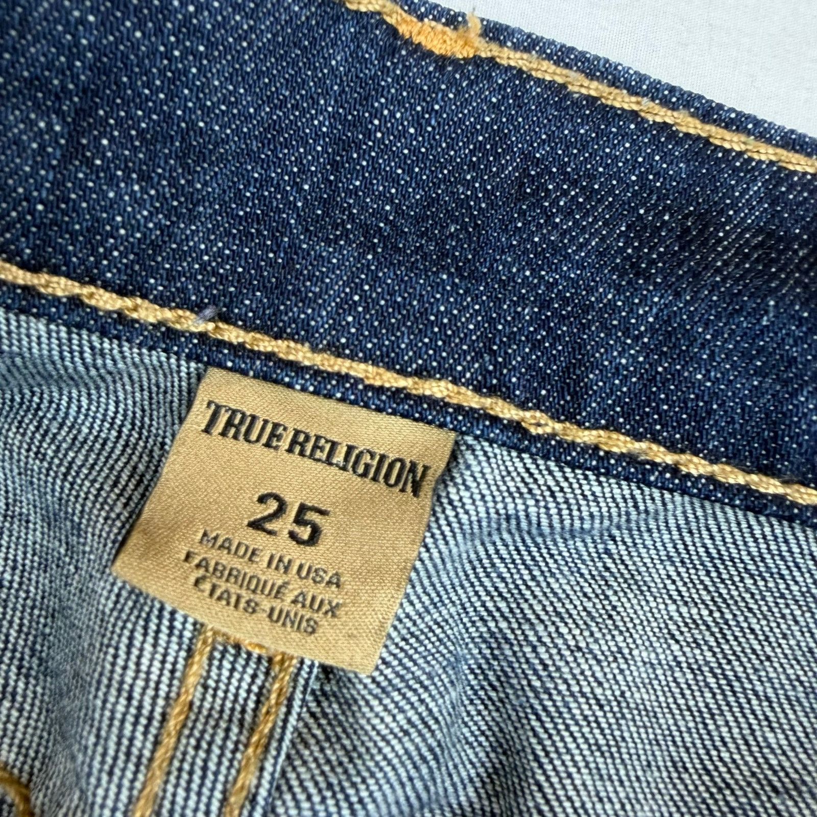 True Religion True Religion Distressed Skinny Jeans Size 25 Size 25" / US 0 / IT 36 - 4 Thumbnail