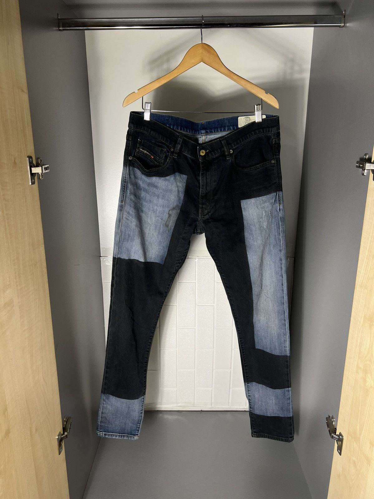 Diesel VINTAGE DIESEL INDUSTRY DENIM DIVISION DESIGNER JEANS Y2K Size US 34 / EU 50 - 1 Thumbnail