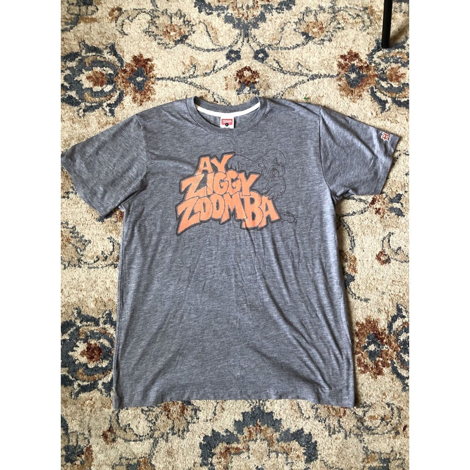 Vintage Homage Shirt T-Shirt Gray L Mens College AY ZIGGY ZOOMBA BGSU Falcons Graphic Print Crew Neck Short Sleeve Size US L / EU 52-54 / 3 - 2 Thumbnail