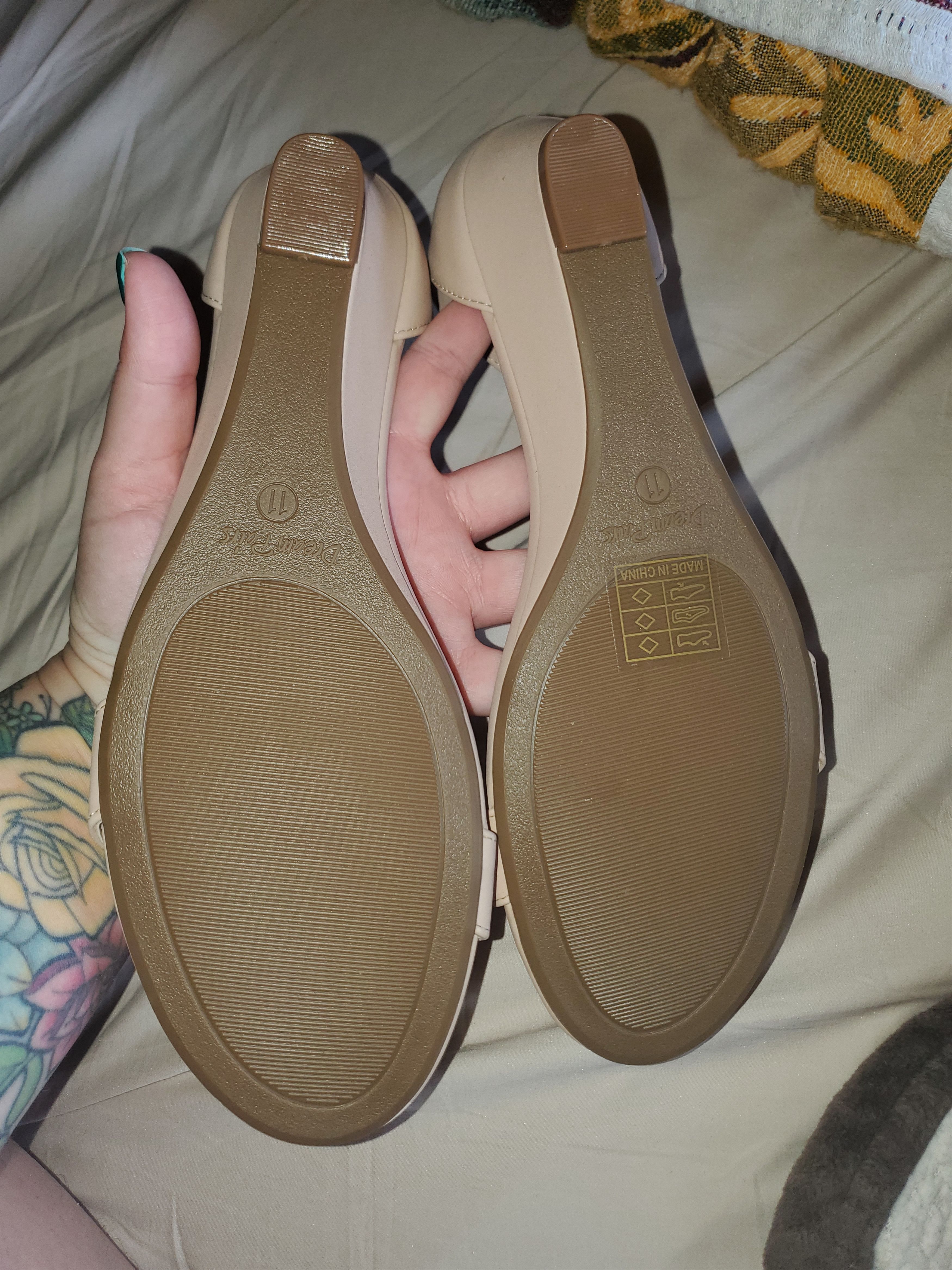 Other *Brand New* Beige ankle strap wedge sandals-size 11 Size US 11 / IT 41 - 2 Thumbnail