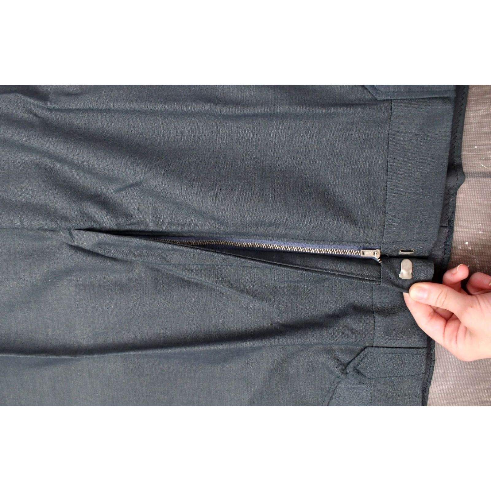 Wrangler VINTAGE Wrangler Grey 60s Pants Shirt Mens 60s Wrangler Western Pants 43x36 Unhemmed Gray 1960s Mens Size US 43 - 5 Thumbnail