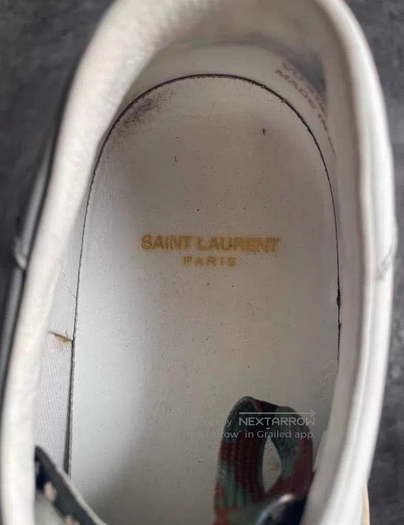 Saint Laurent Paris Saint Laurent Paris Distressed Studs Camouflage Shoelaces Size US 10 / EU 43 - 5 Thumbnail