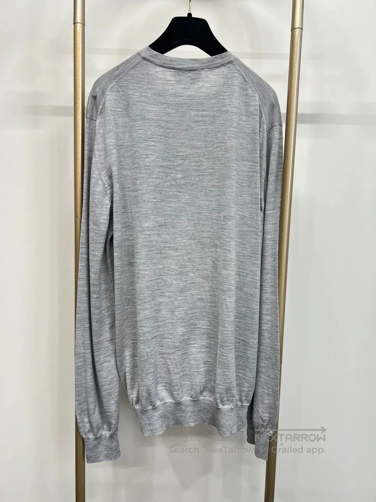 Hermes Hermes Gray Wool Knit Long. Size US XXL / EU 58 / 5 - 2 Thumbnail