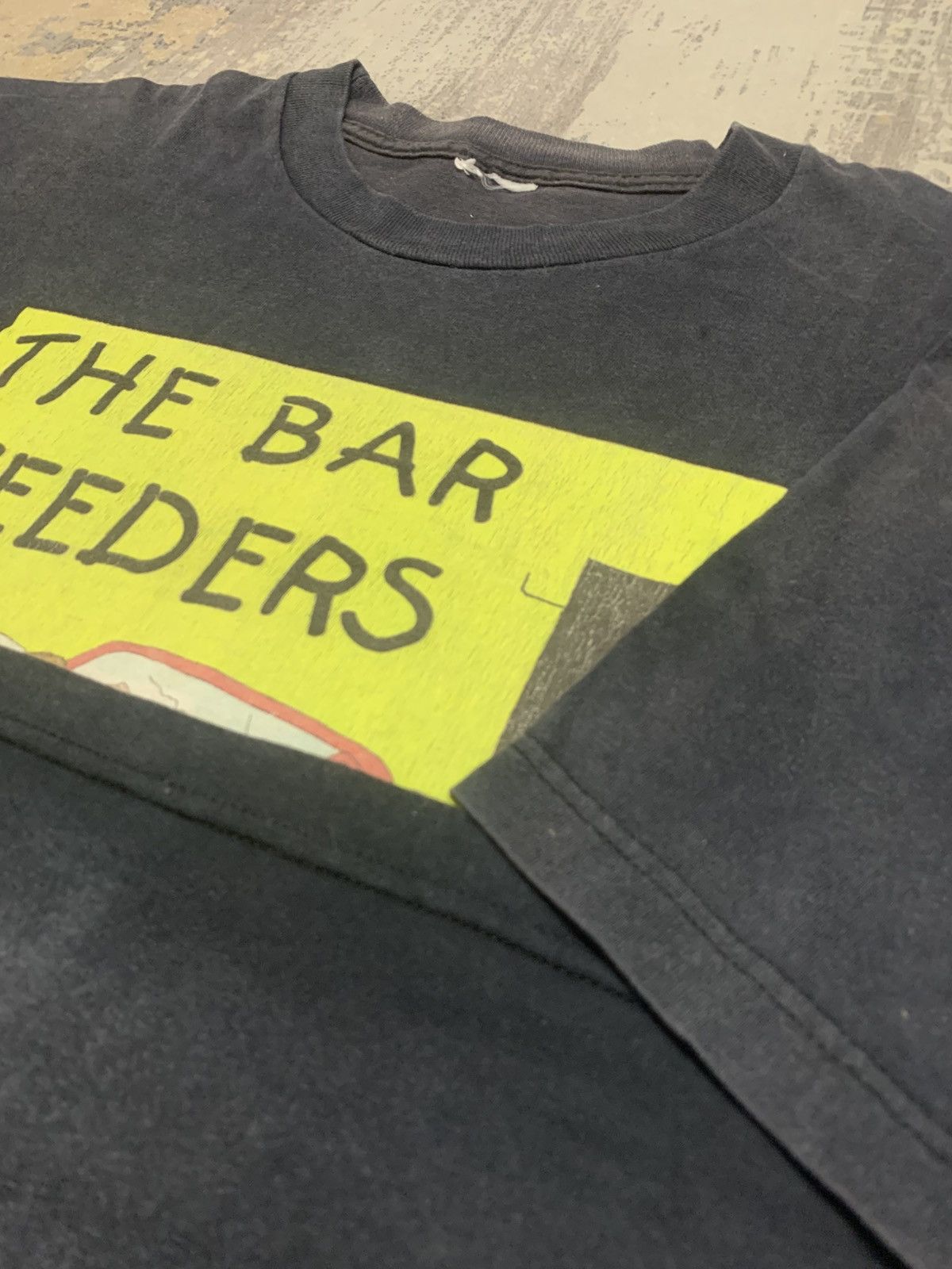 Band Tees Vintage 90s The Bar Feeders Punk Rock Band Tshirt Size US XL / EU 56 / 4 - 4 Thumbnail