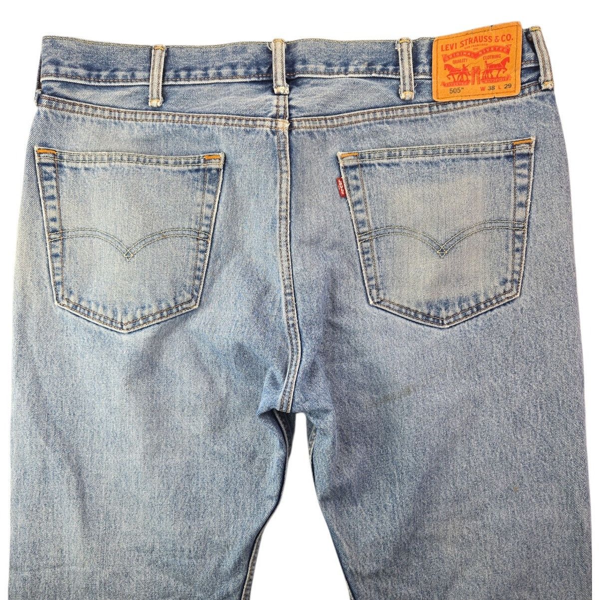 Levi's Levi's | 505 Classic Straight Leg Jeans| Size 38x29 Size US 38 / EU 54 - 6 Thumbnail