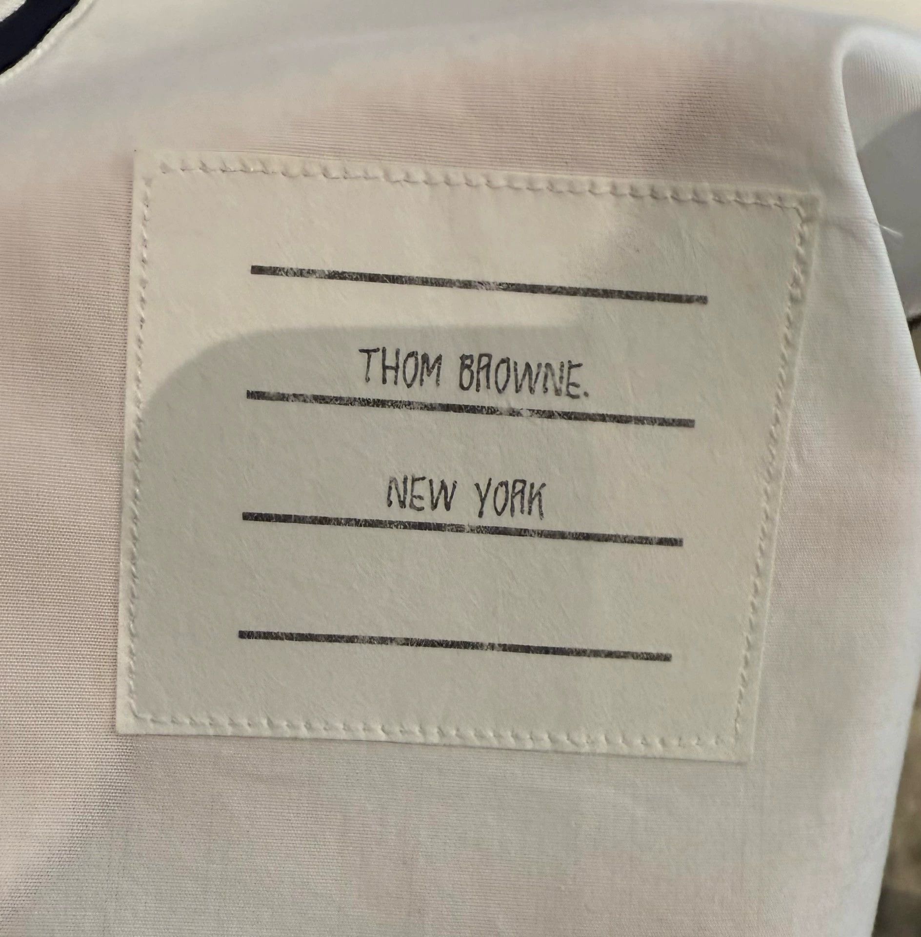 Thom Browne TB White Tricolor Placket Exposed Rare Shirt Size 2 Size US M / EU 48-50 / 2 - 5 Thumbnail