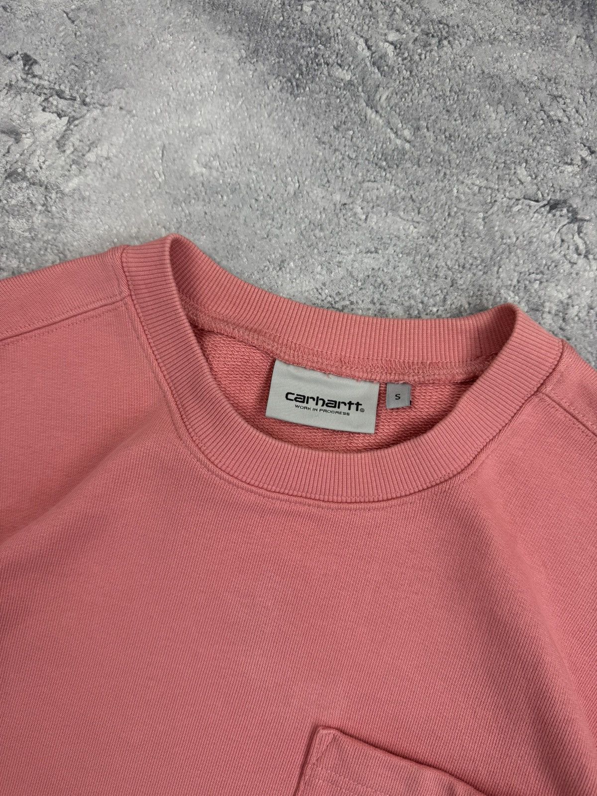 Carhartt Vintage Y2K Carhartt WIP Sweatshirt Pink Crewneck Pullover Size US S / EU 44-46 / 1 - 9 Thumbnail
