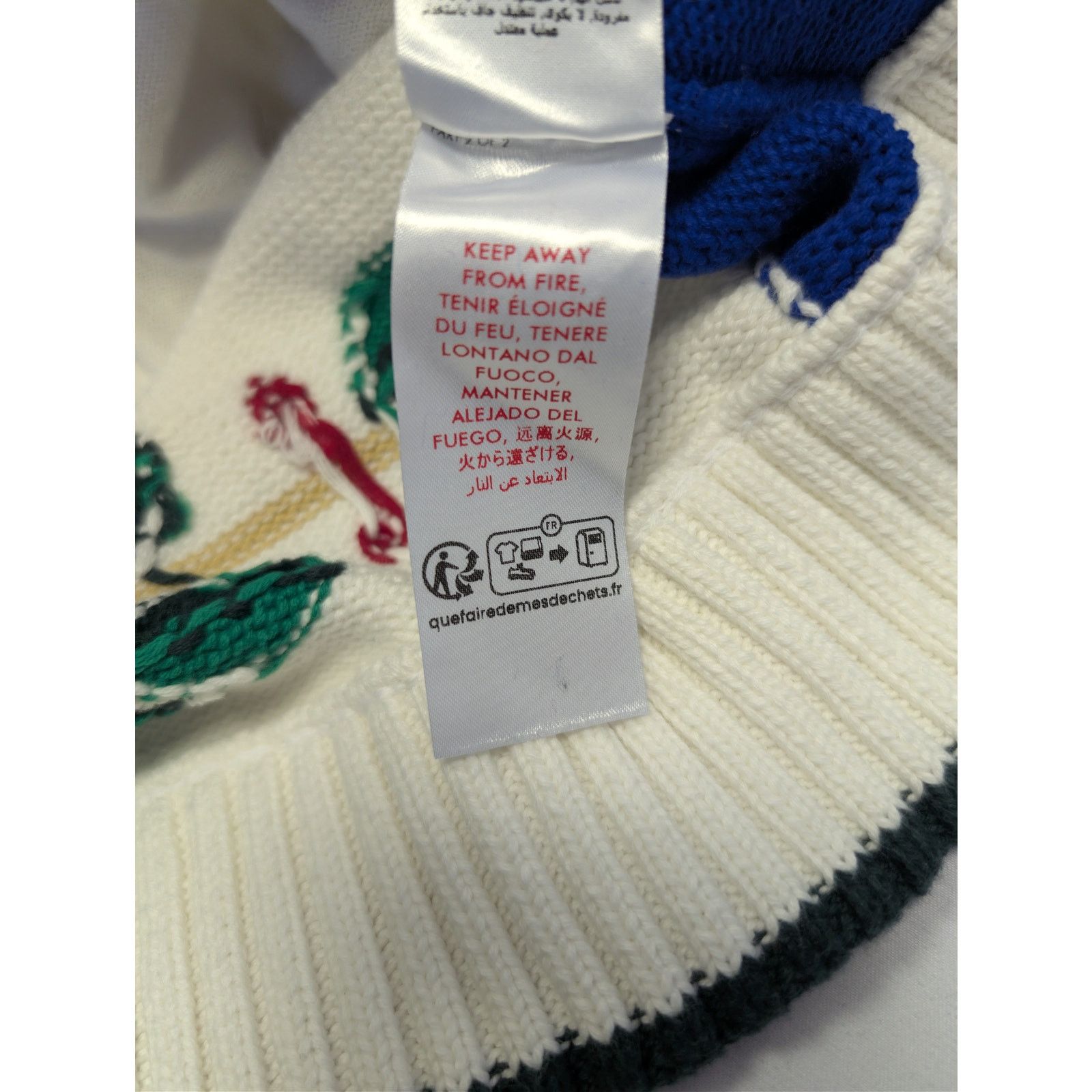 Casablanca o1rshd1 Laurel Intarsia Knit Jacket in Multi Size US XL / EU 56 / 4 - 20 Thumbnail