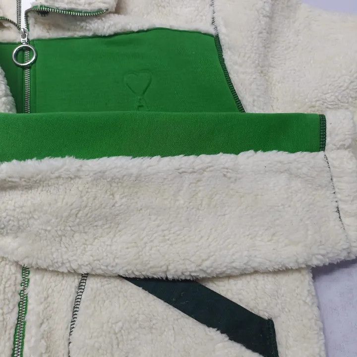 AMI AMIPARIS Color Block Zip-Up Casual Jacket -2507 Size US L / EU 52-54 / 3 - 5 Thumbnail