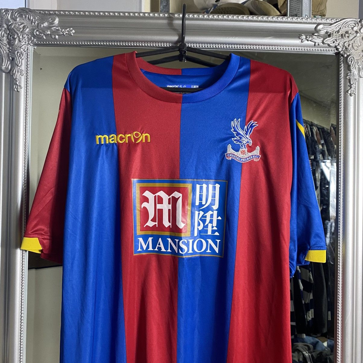 Macron Vintage soccer jersey Crystal Palace size XL rare Size US XL / EU 56 / 4 - 2 Thumbnail
